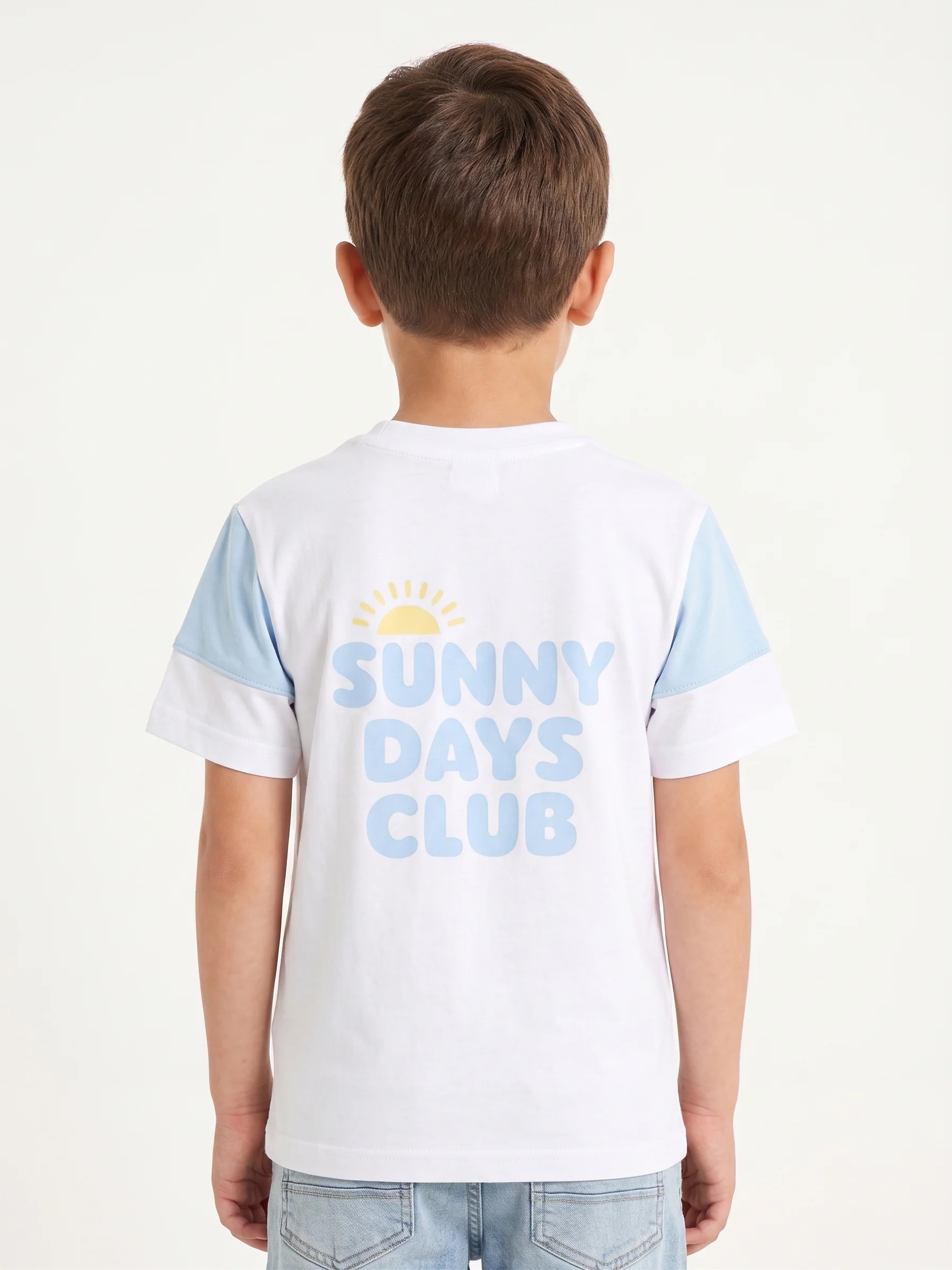 Boy`s Printed T-Shirt – Over Size-Short Sleeve - Image 2