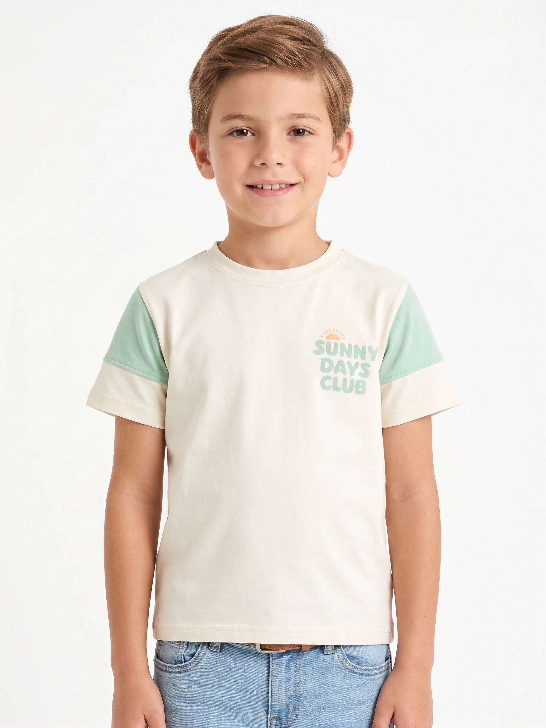 Boy`s Printed T-Shirt – Over Size-Short Sleeve - Image 3