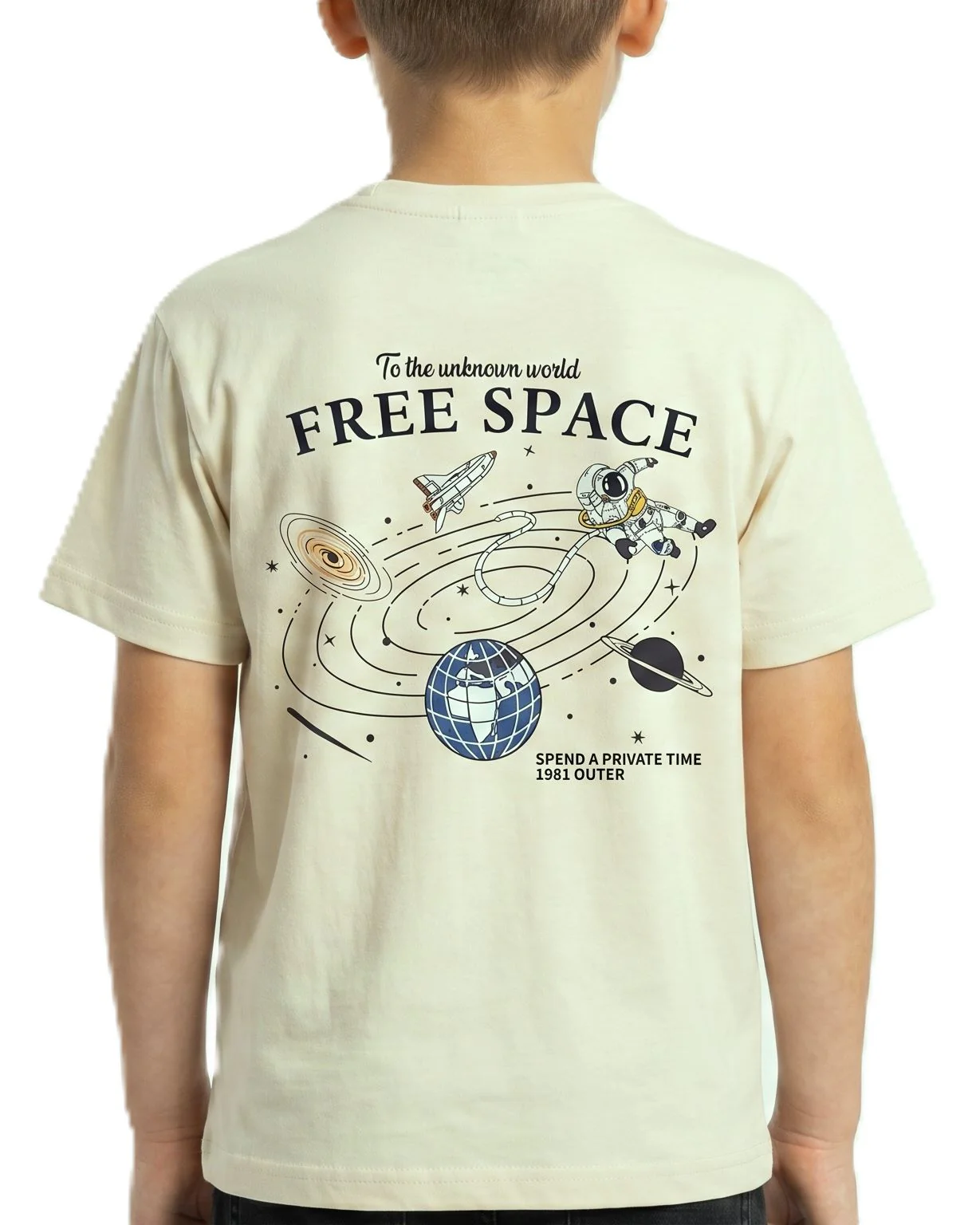 Boy`s Printed T-Shirt – Over Size-Short Sleeve - Image 4