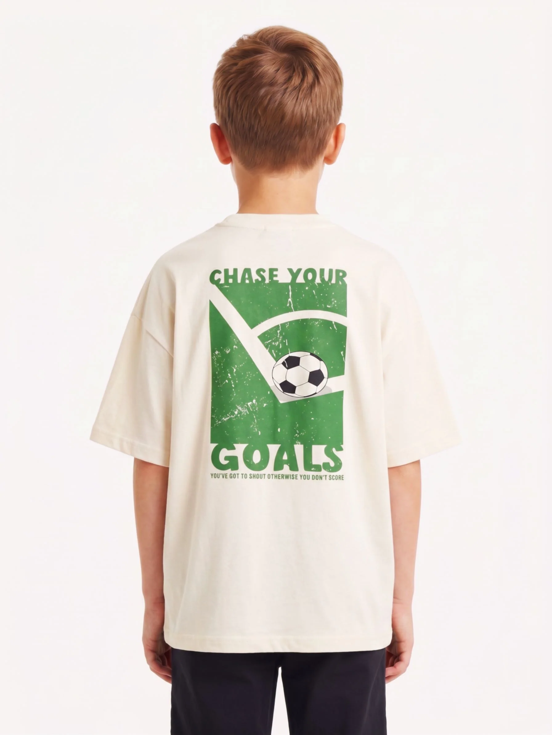 Boy`s Printed T-Shirt – Over Size-Short Sleeve - Image 4