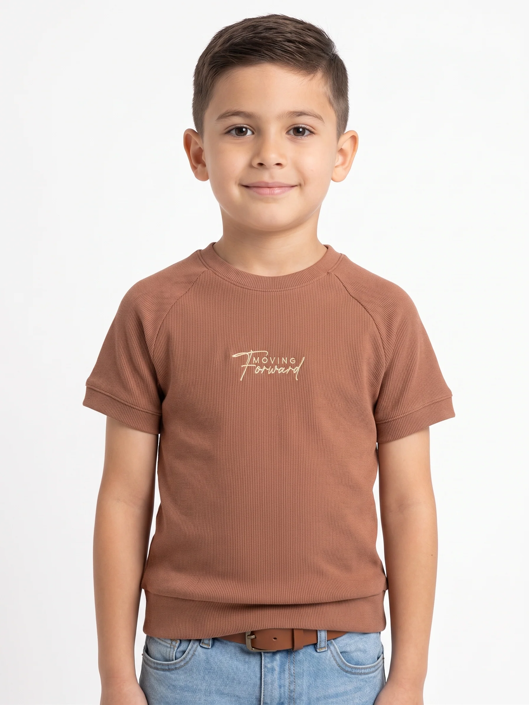 Boy`s Printed T-Shirt –Over Size- Short Sleeve