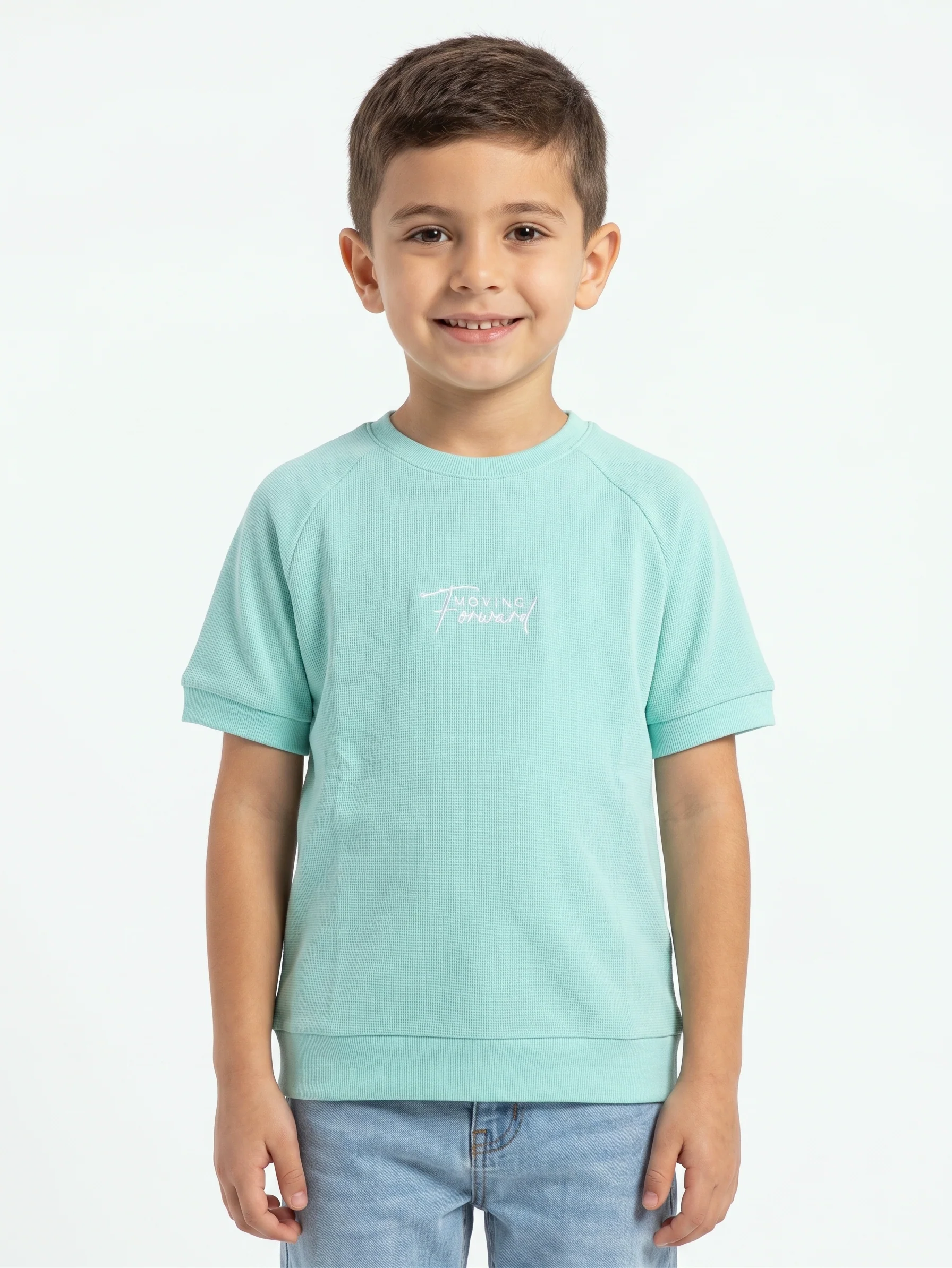Boy`s Printed T-Shirt –Over Size- Short Sleeve