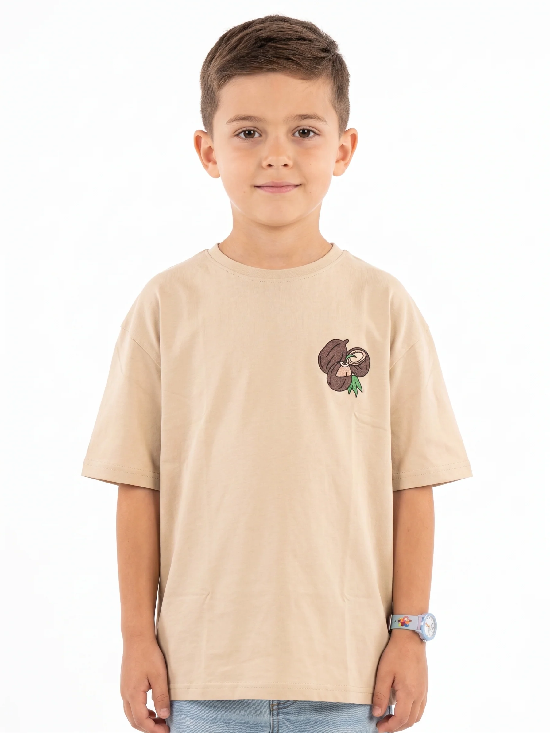 Boy`s Printed T-Shirt –Over Size- Short Sleeve