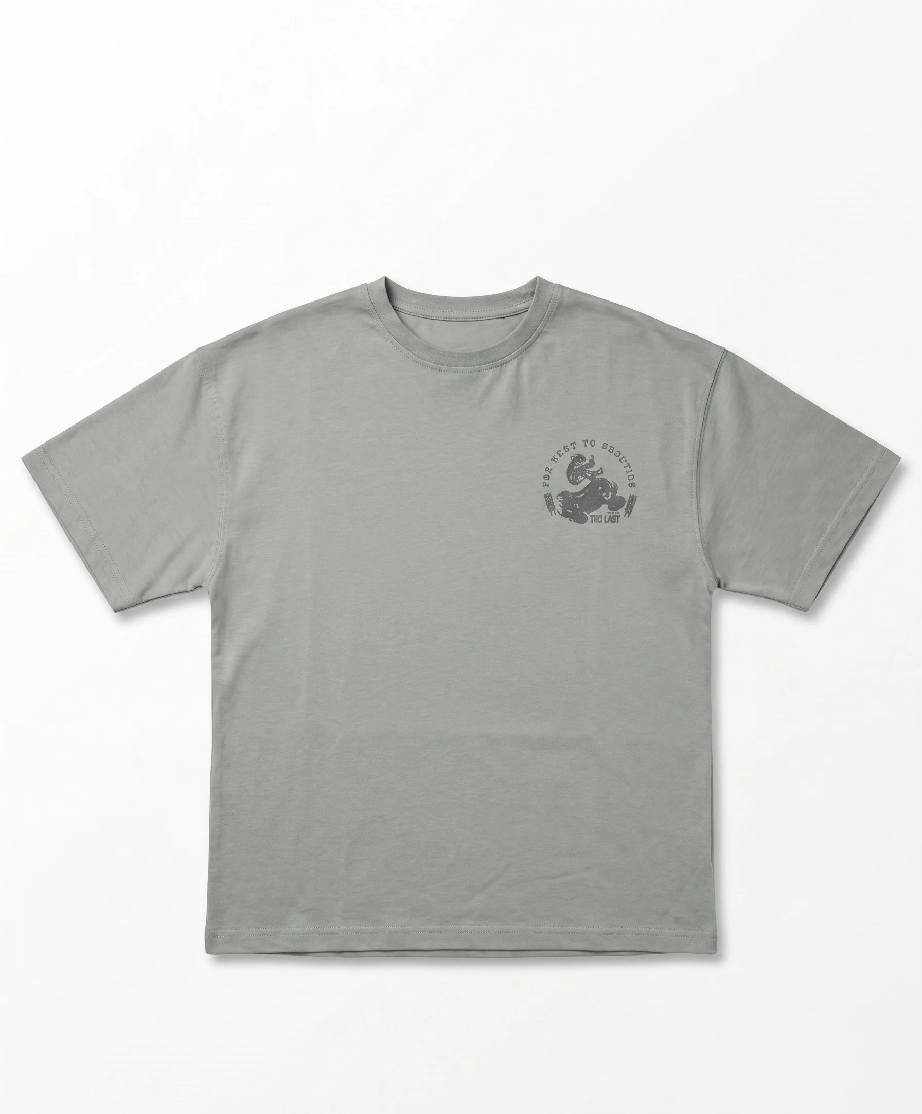 Boy`s Printed T-Shirt – Over Size-Short Sleeve- Mint