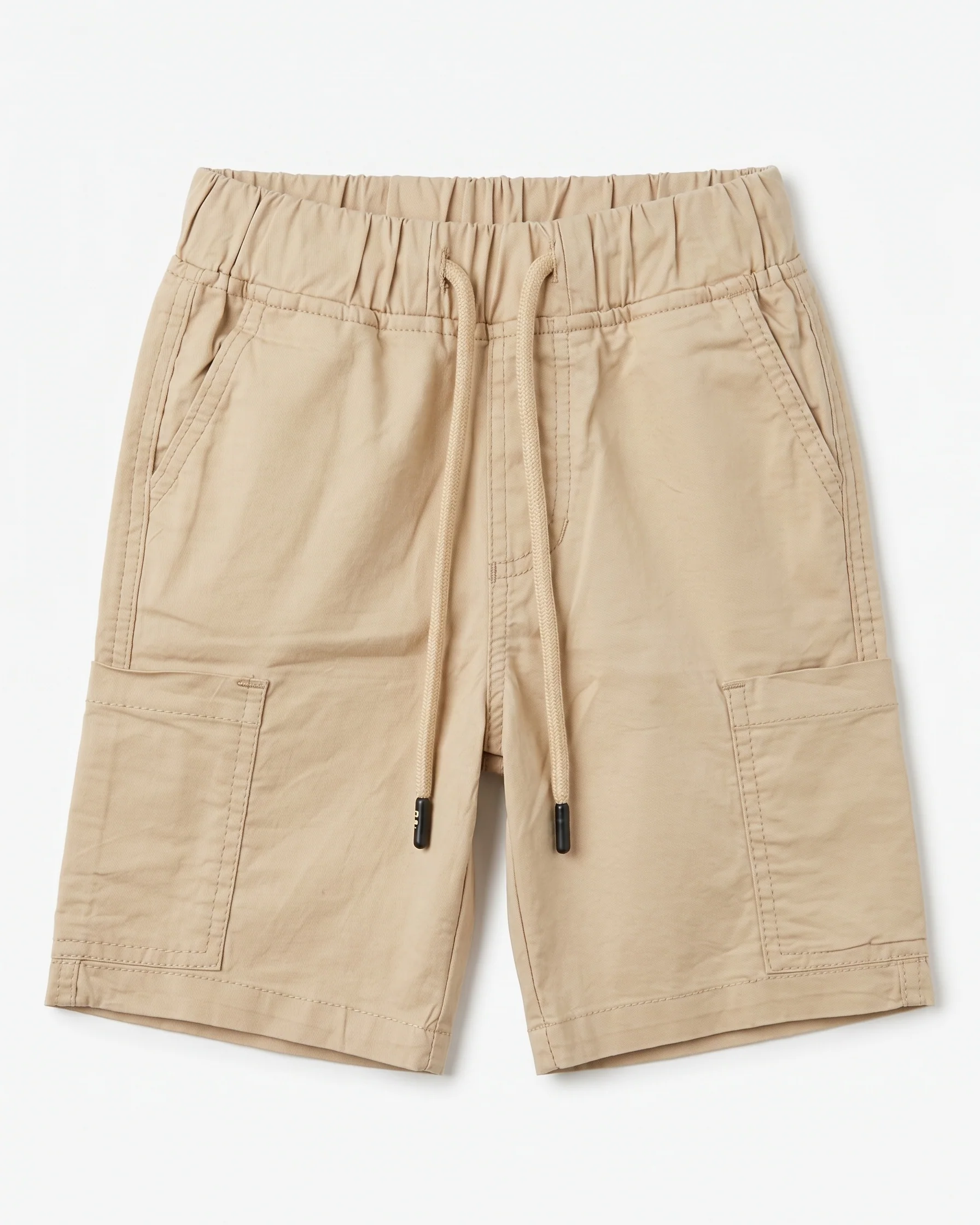 Boys' Gabardine shorts -Beige