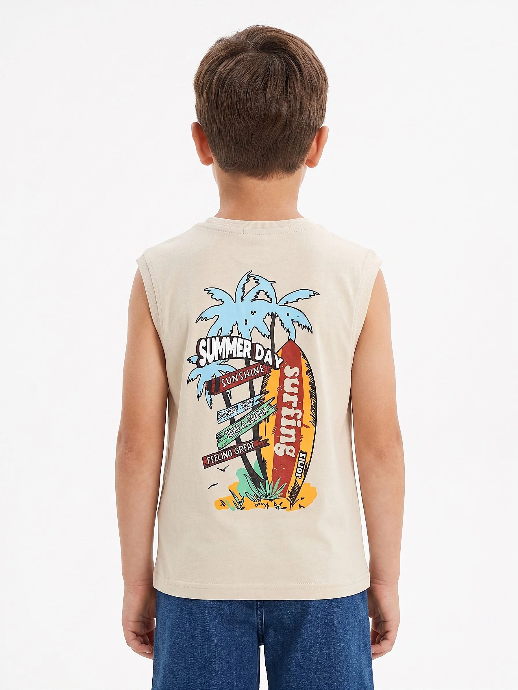 Boys' printed Cat t-shirt - Image 2