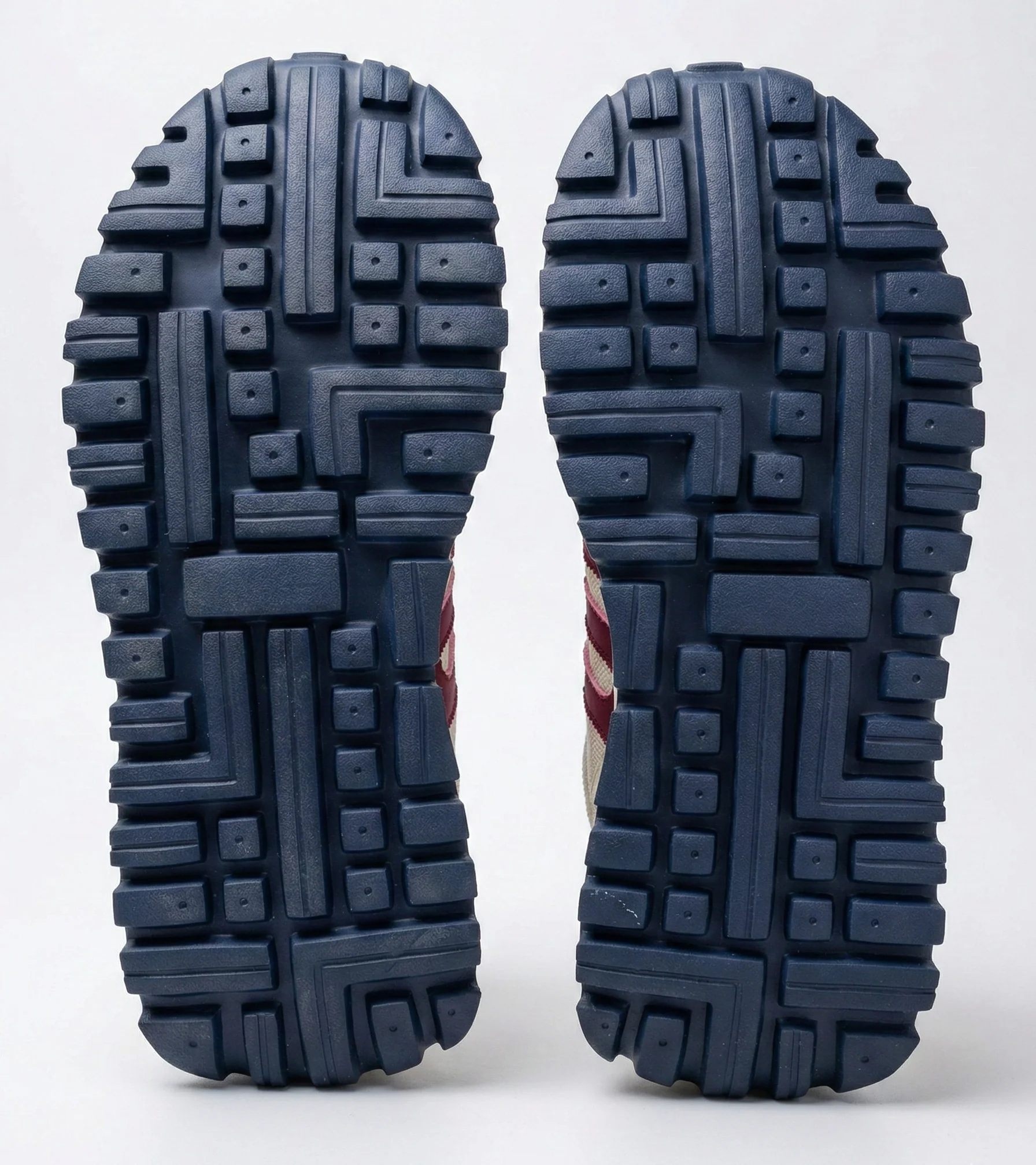 Duck shoes - 9666- White-navy - Image 3
