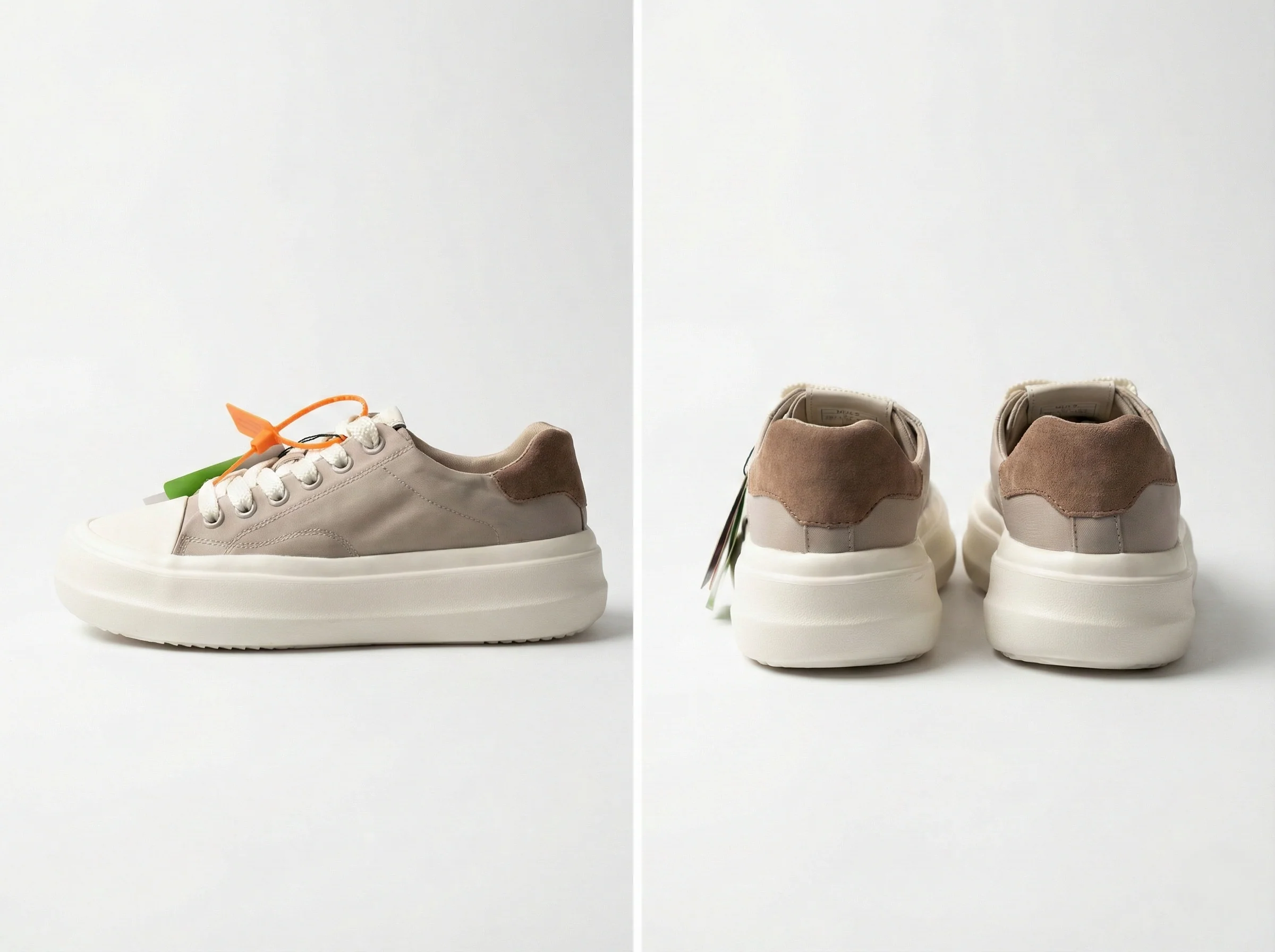 Duck shoes - 2506 - Beige-White - Image 2