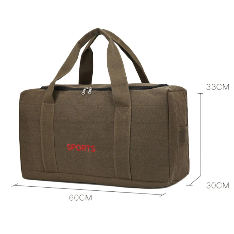 Fabric Handbag- Brwon - Image 2