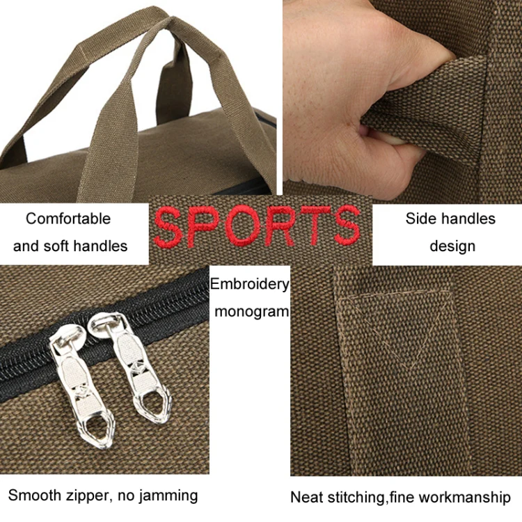 Fabric Handbag- Brwon - Image 3