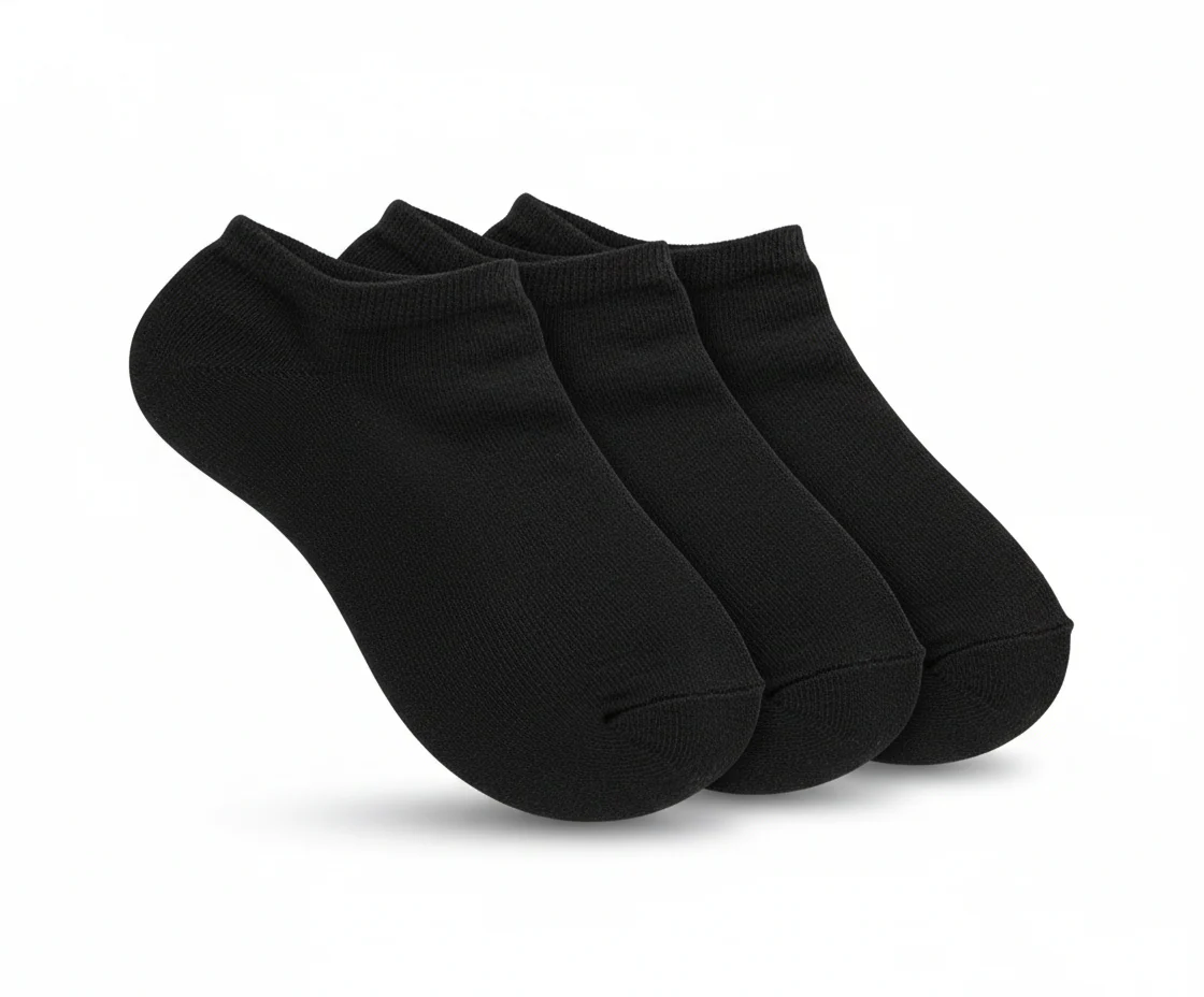 Men’s Cotton Low-Cut Socks 3 pcs