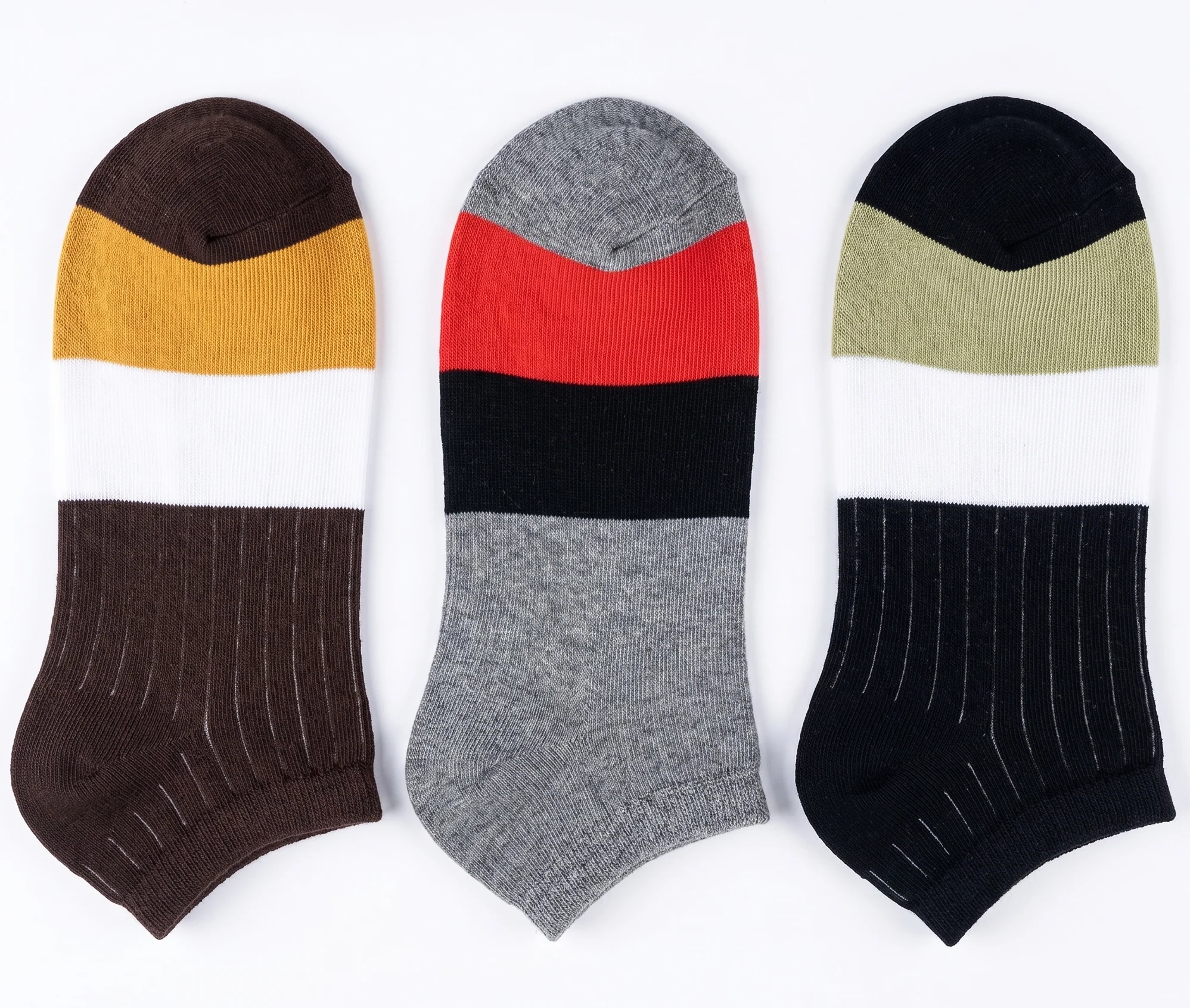 Men’s Cotton Low-Cut Socks 3 pcs