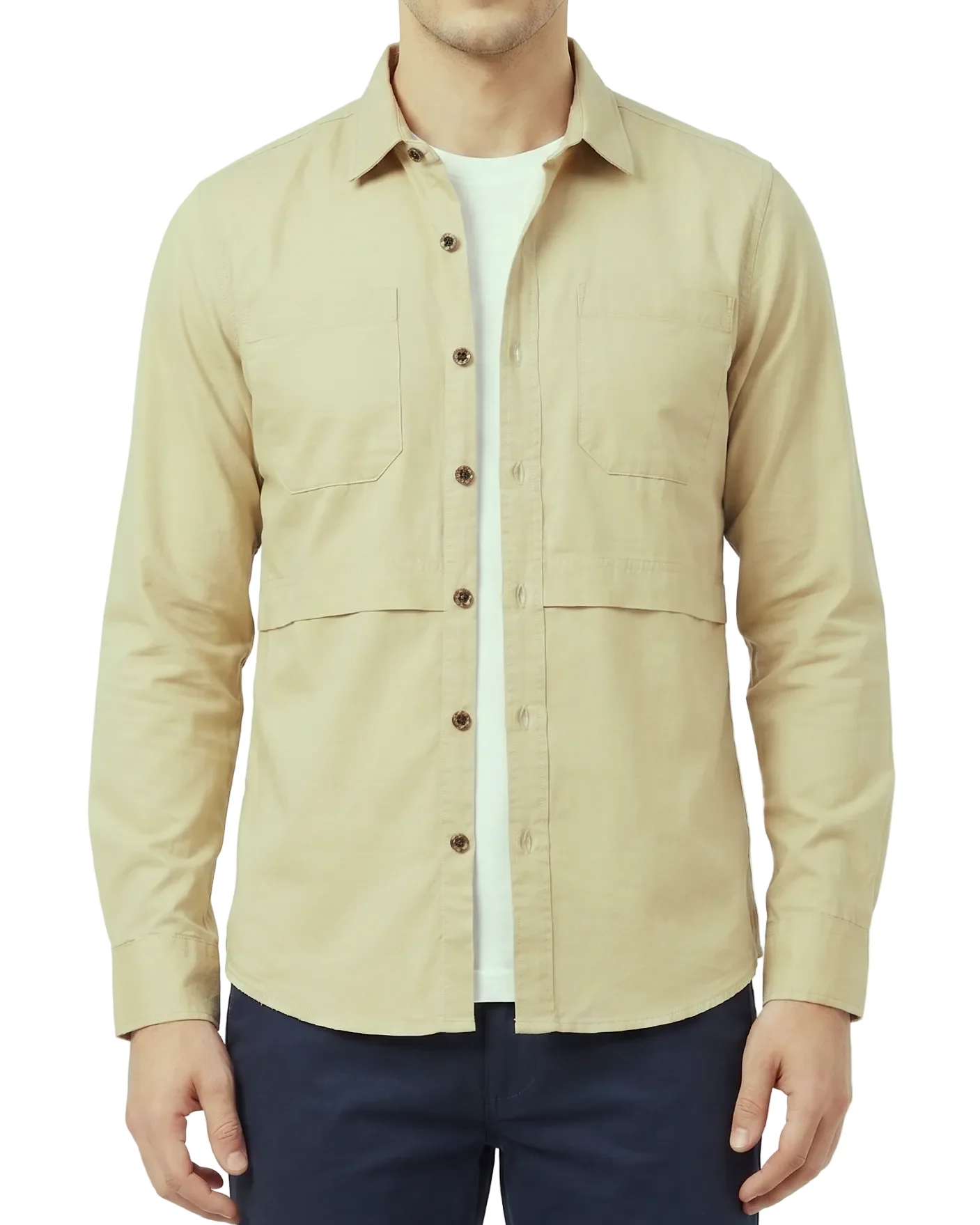 Men`s Gabardine Shirt - Image 2