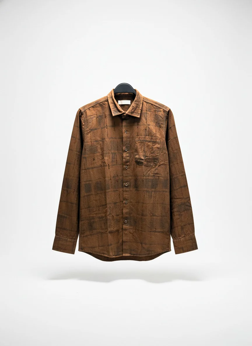 Men`s Gabardine Shirt Fashion