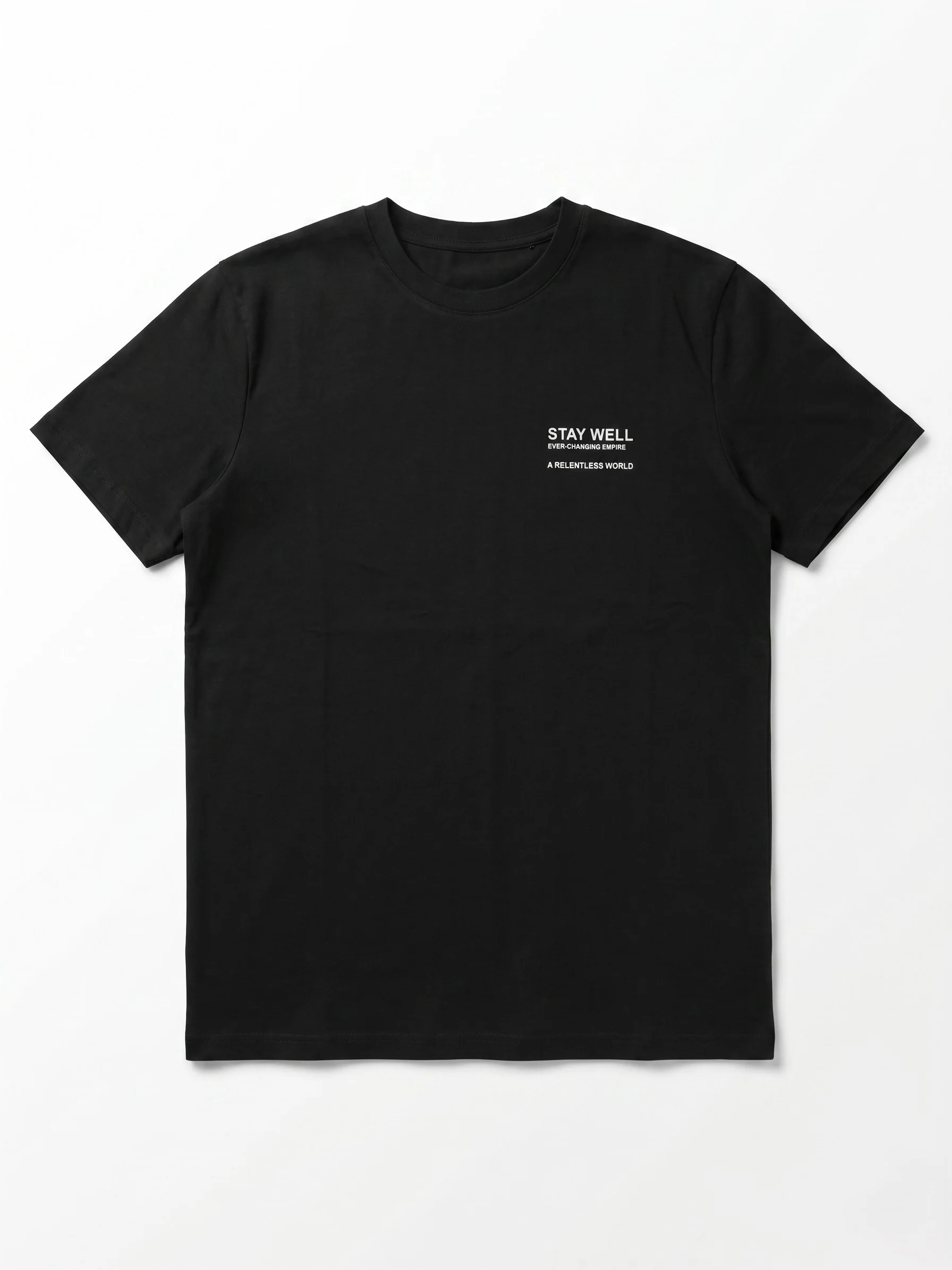 Men`s Printed T-Shirt – Black