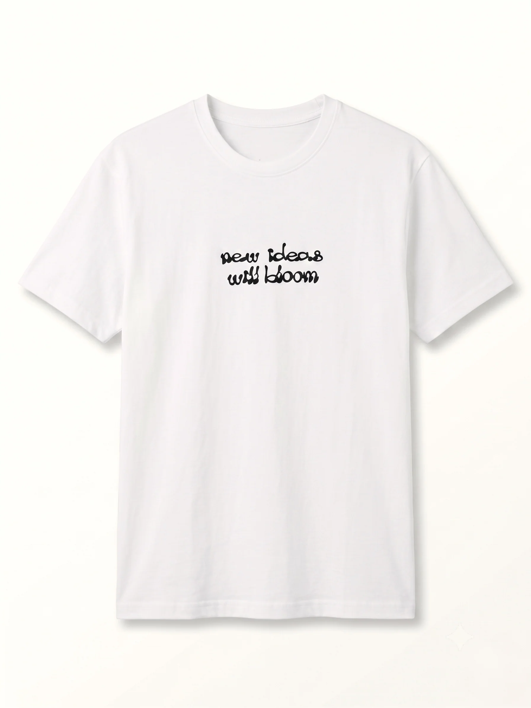 Men`s Printed T-Shirt Over Siza – Off White