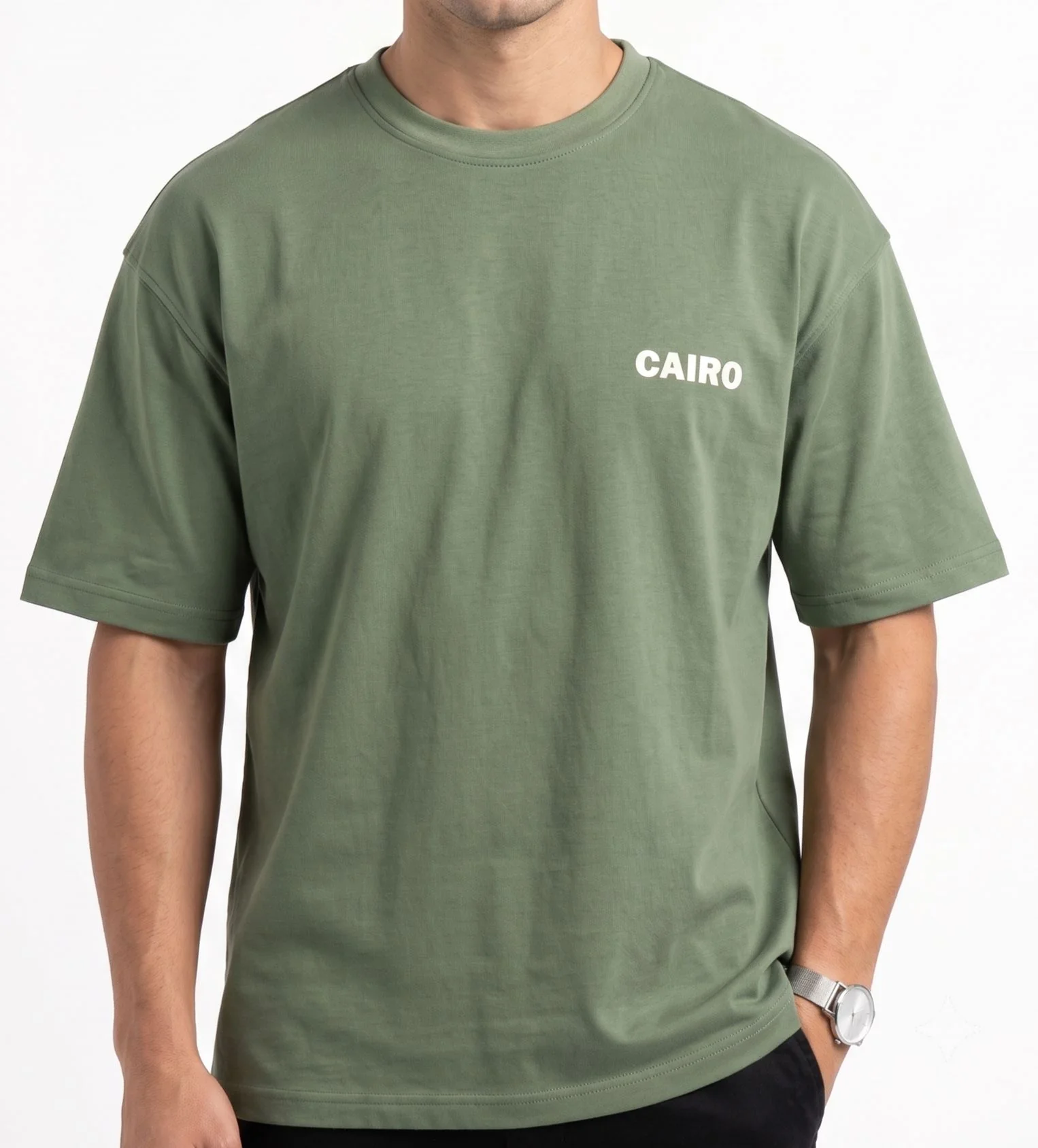 Men`s Printed T-Shirt Over Size - Image 3