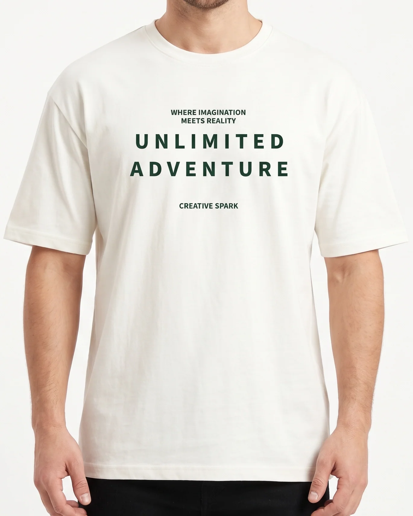 Men`s Printed T-Shirt Over Size