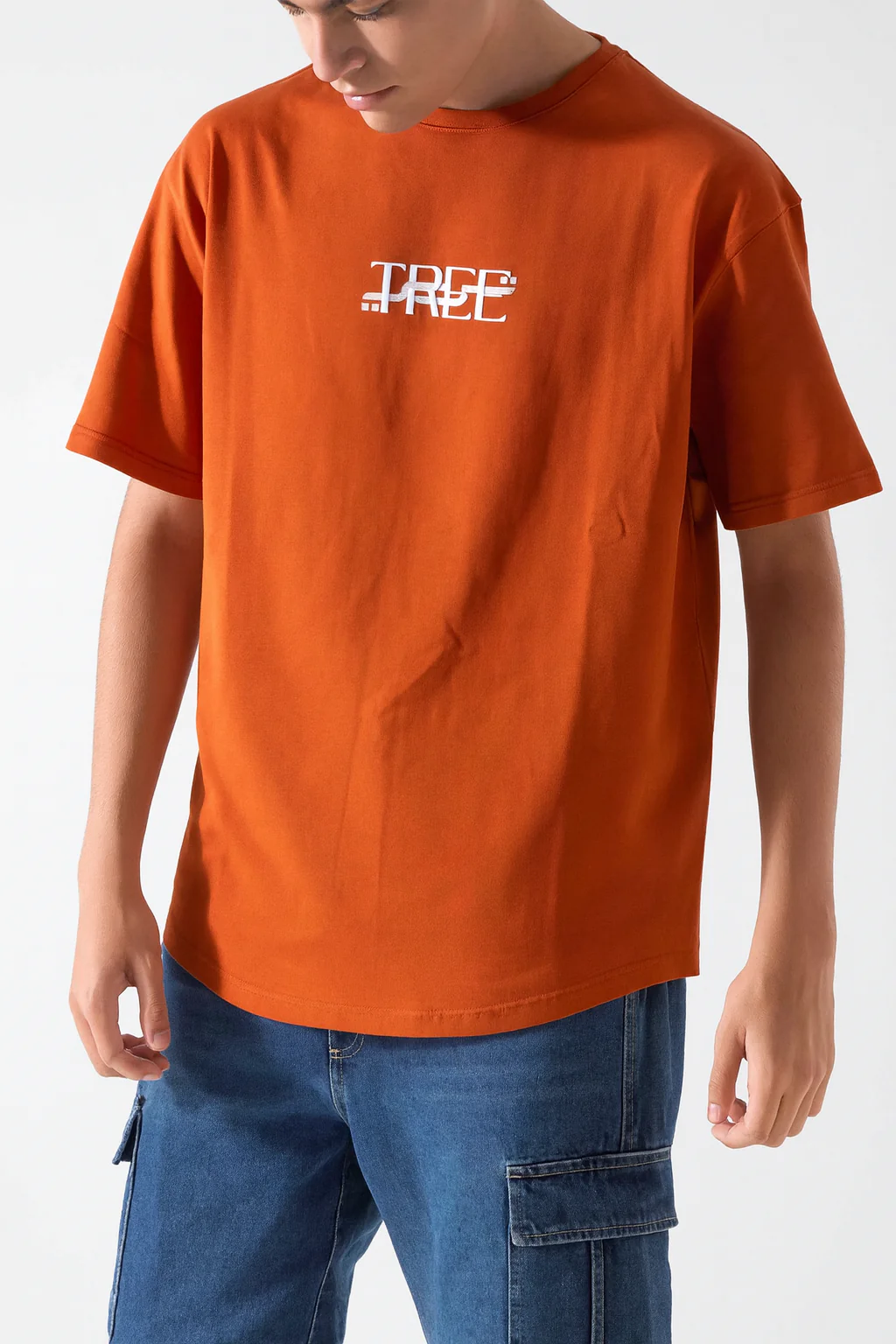 Men`s Printed T-Shirt – Over Size -Havan