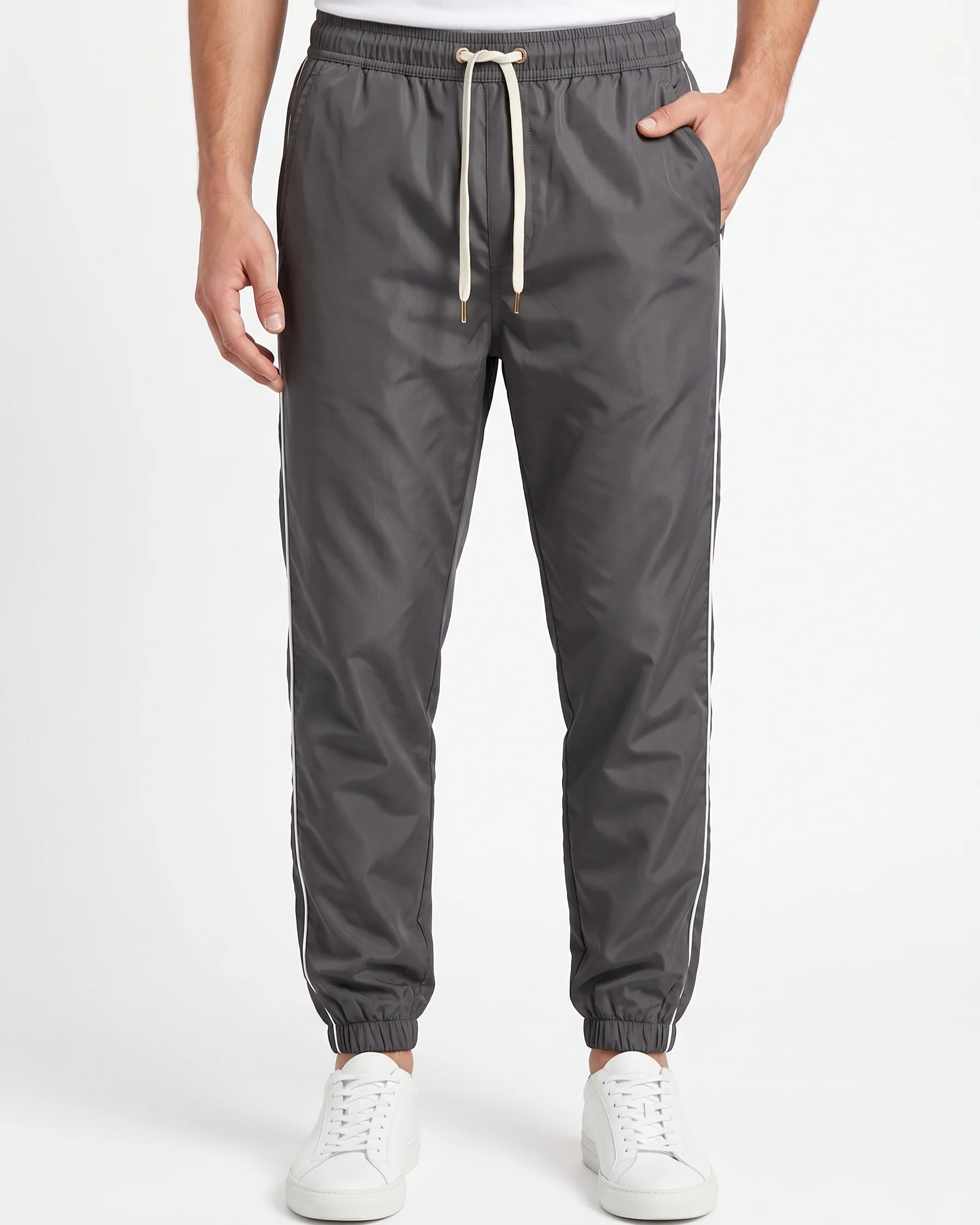 Men's waterproof sports sweatpants-Grey