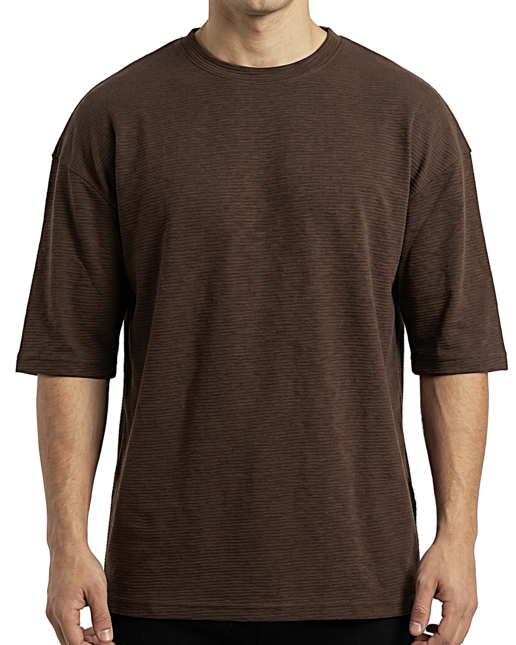 Men`s T-Shirt Over Size –Brown