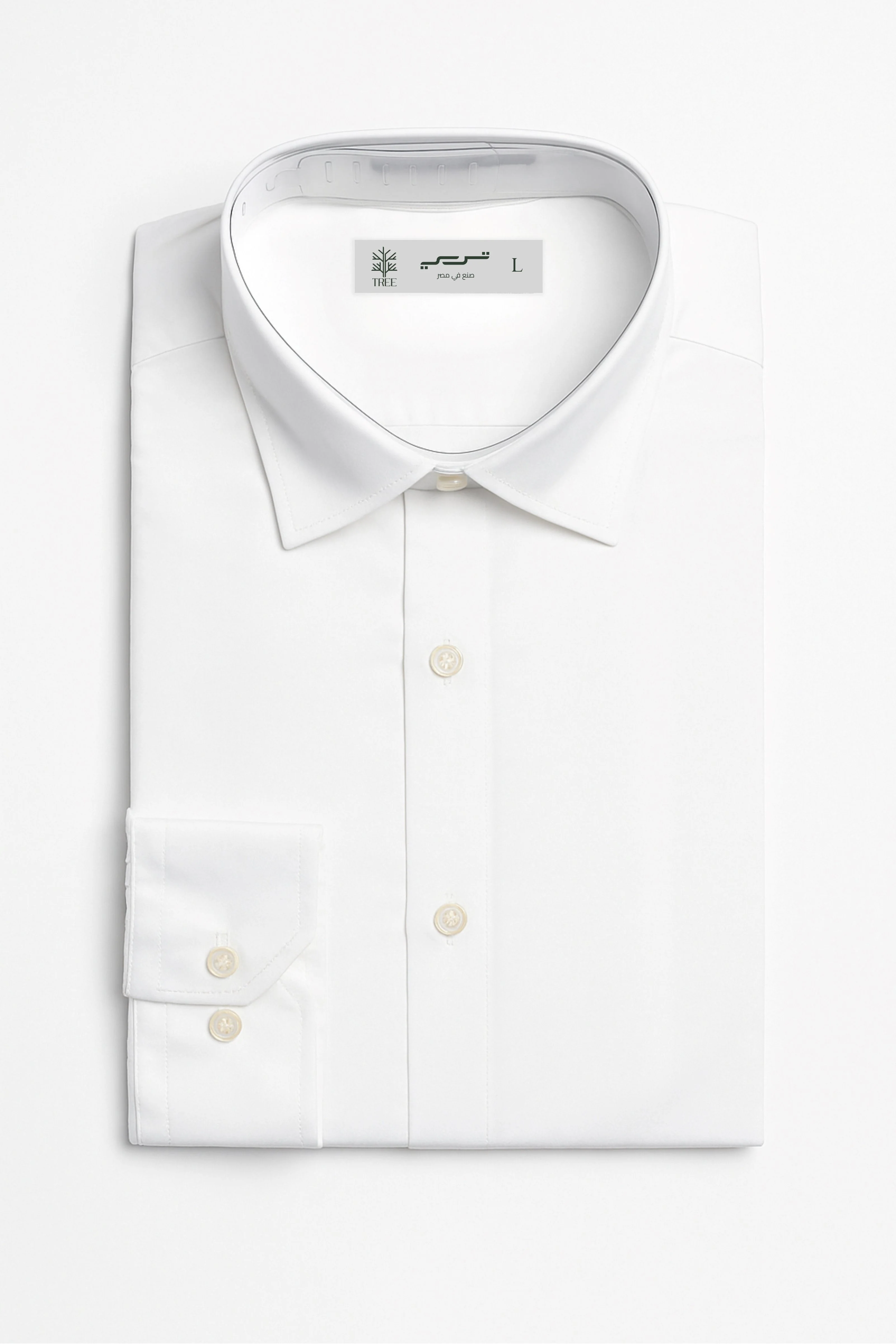 Men's 100% Cotton Formal Dress Shirt - Classic Fit - Image 2