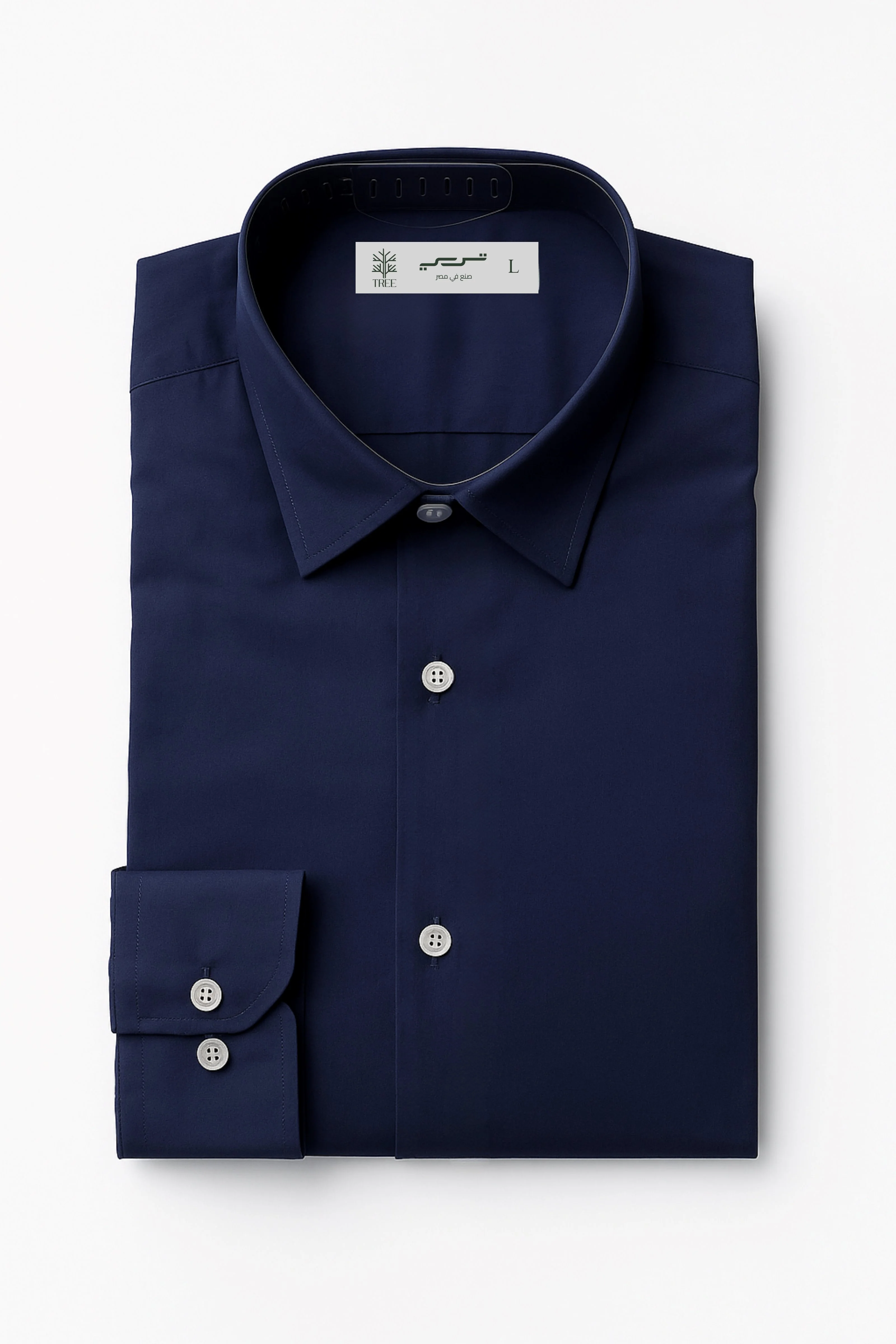 Men's 100% Cotton Formal Dress Shirt - Classic Fit - Image 3