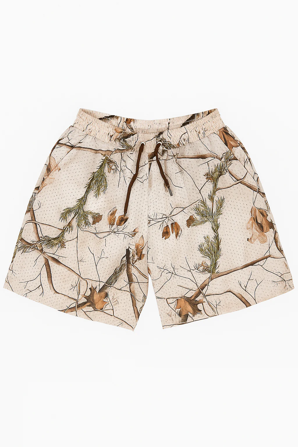 Men's Waterproof Swim Shorts - Beige Tree Camo