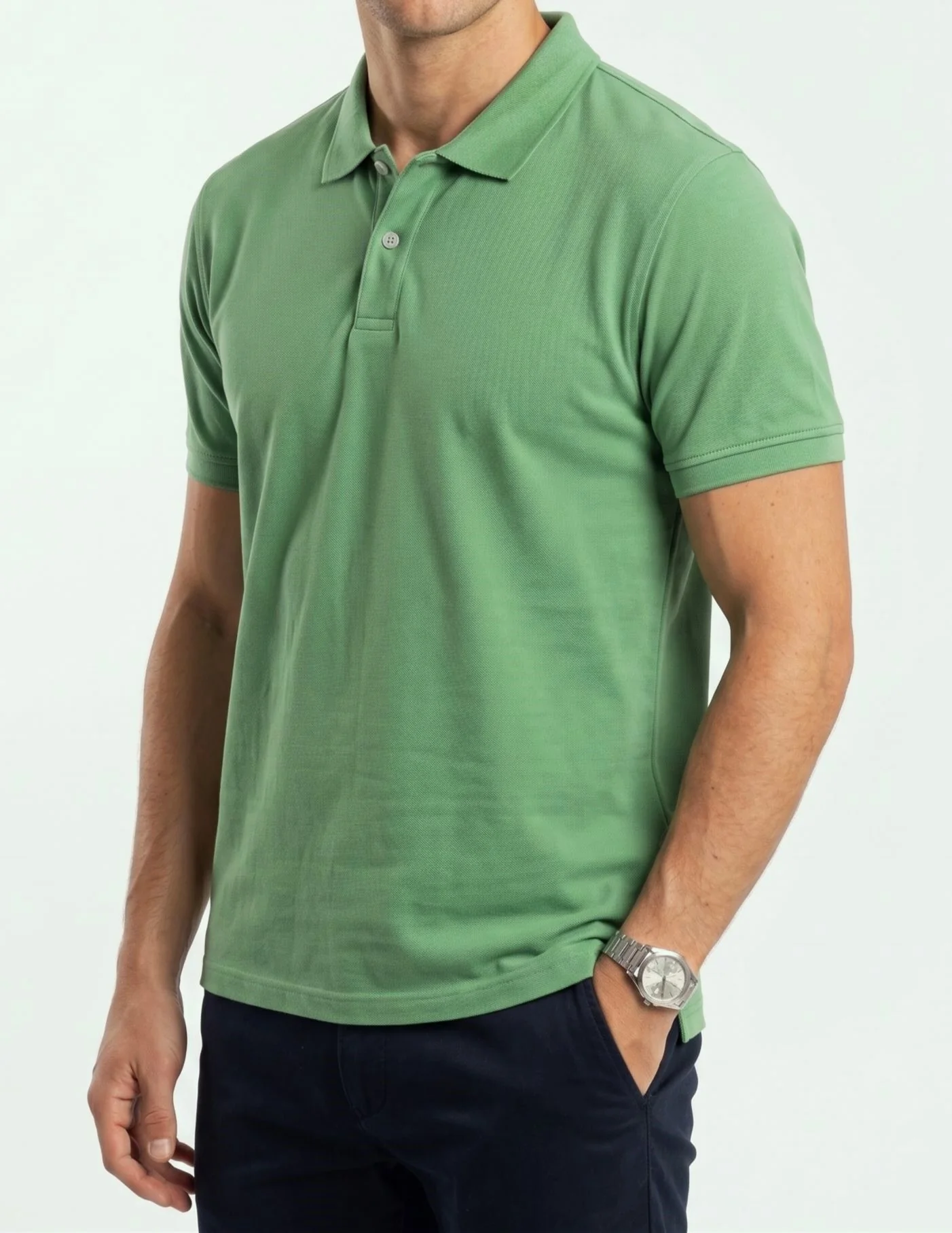 Men's Casual Polo Shirt - Image 4