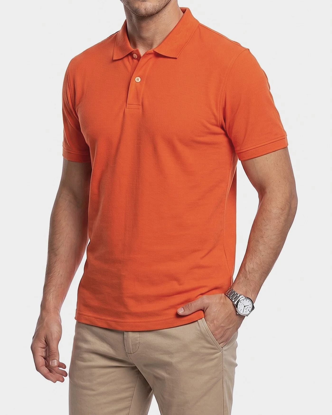 Men's Casual Polo Shirt - Image 8