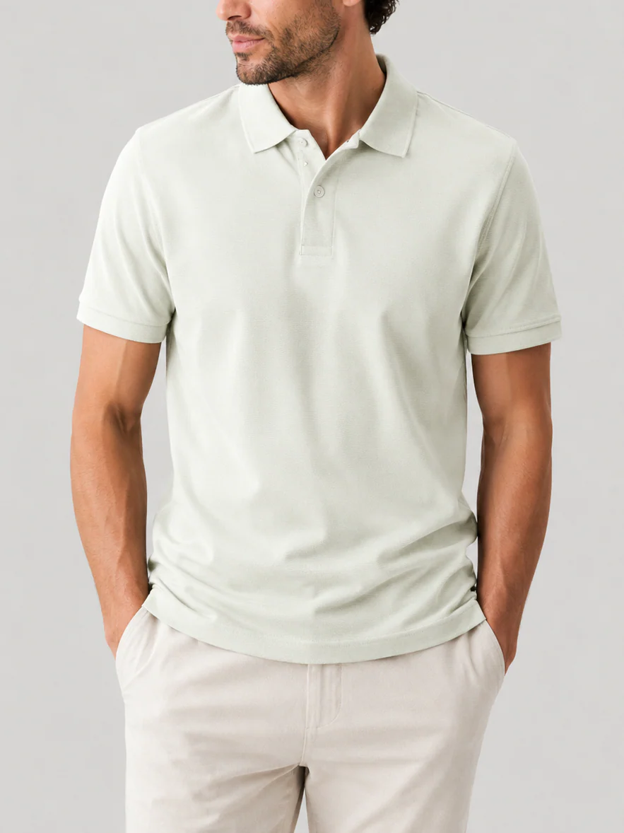 Men's Casual Polo Shirt - Image 4