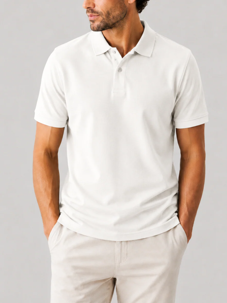 Men's Casual Polo Shirt - Image 5