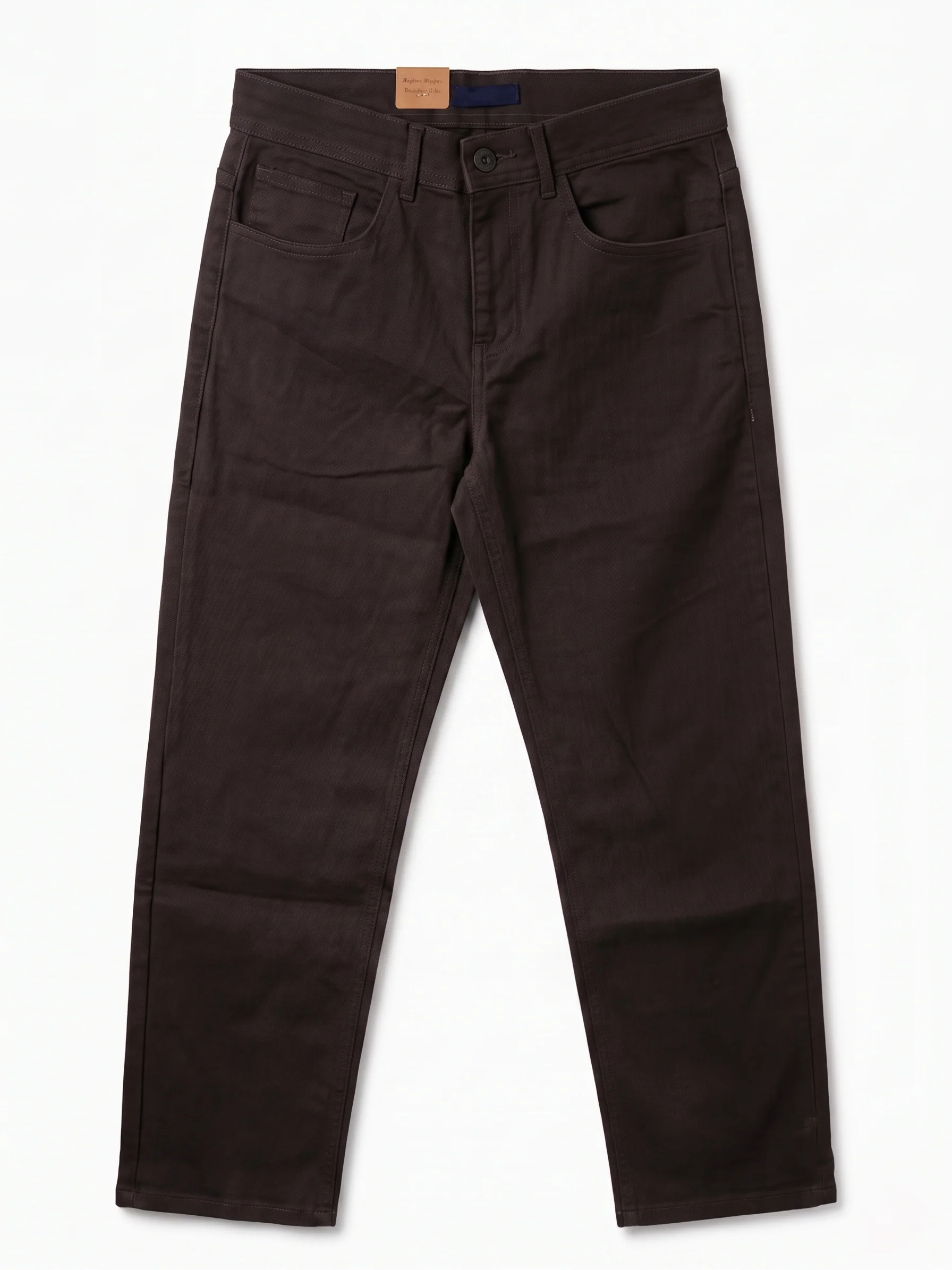 Men's Gabardine Pants 5 Pocket Regular fit -Grey