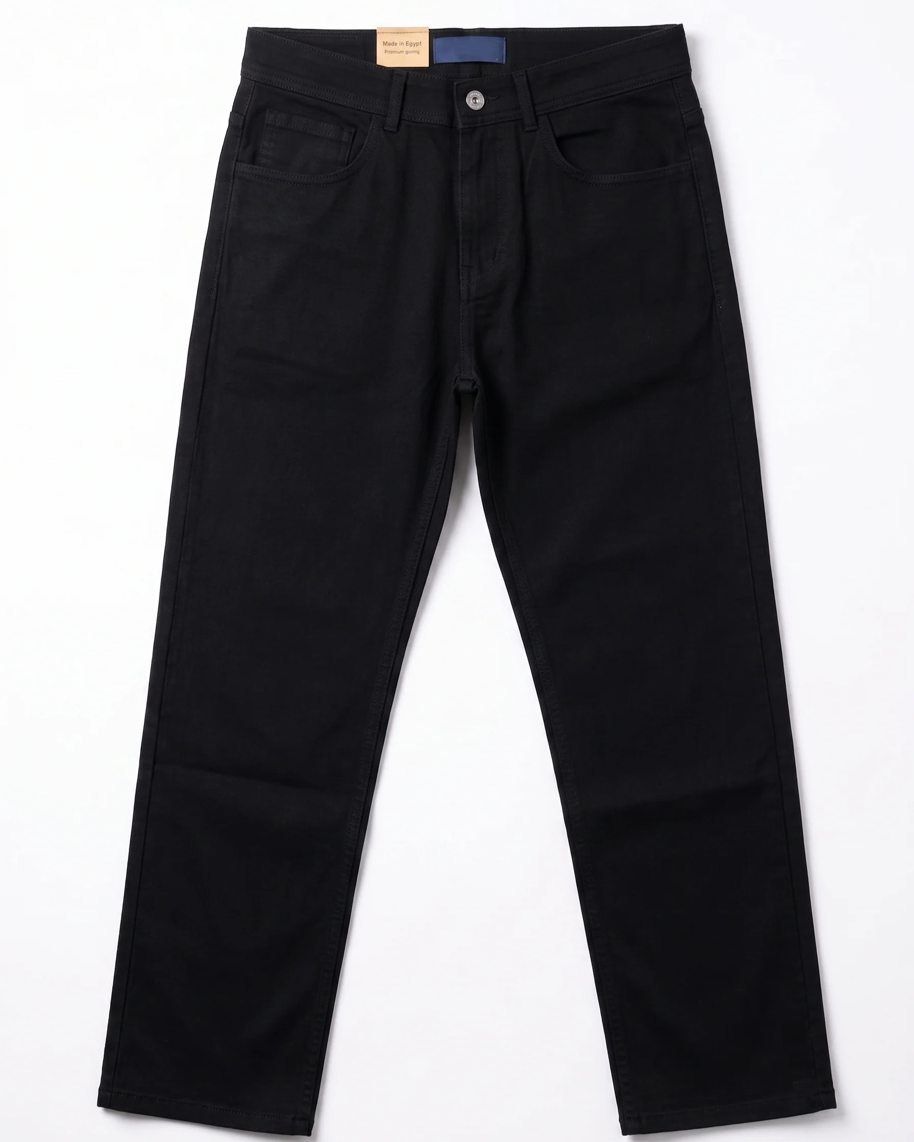 Men's Gabardine Pants 5 Pocket Regular fit - Black