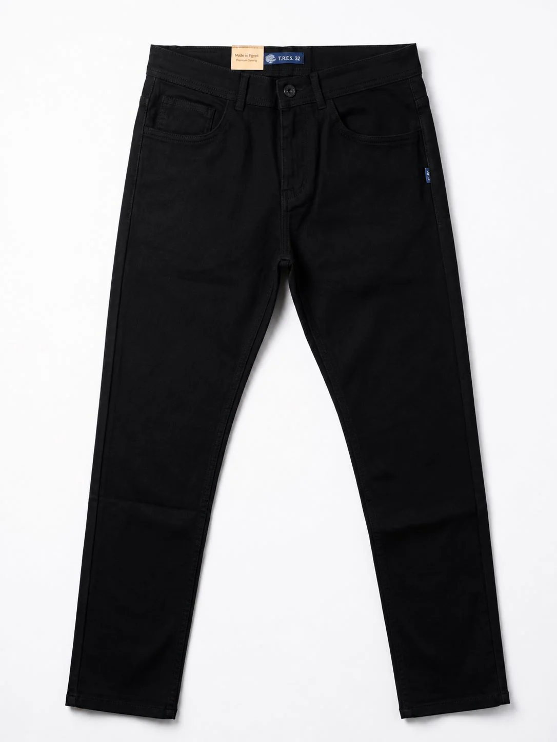 Men's Gabardine Pants 5 Pocket Slim fit - Black