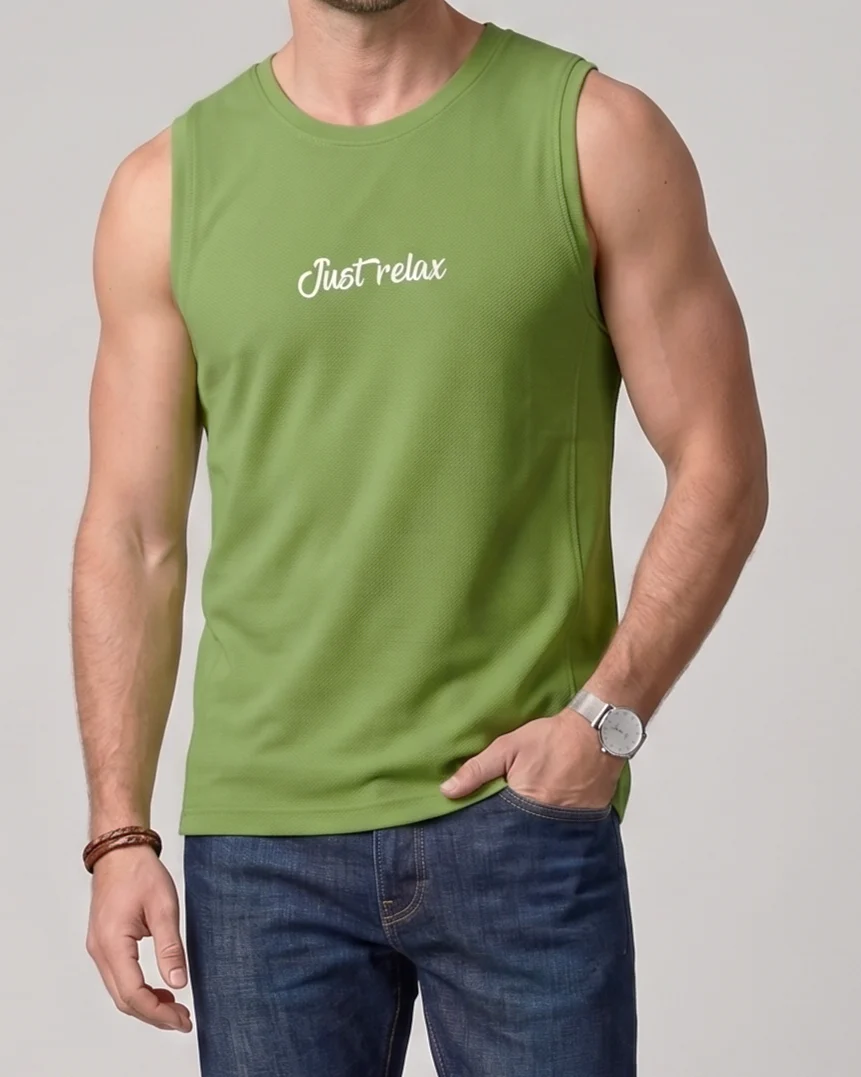 Men’s Printed T-shirt cut-Green