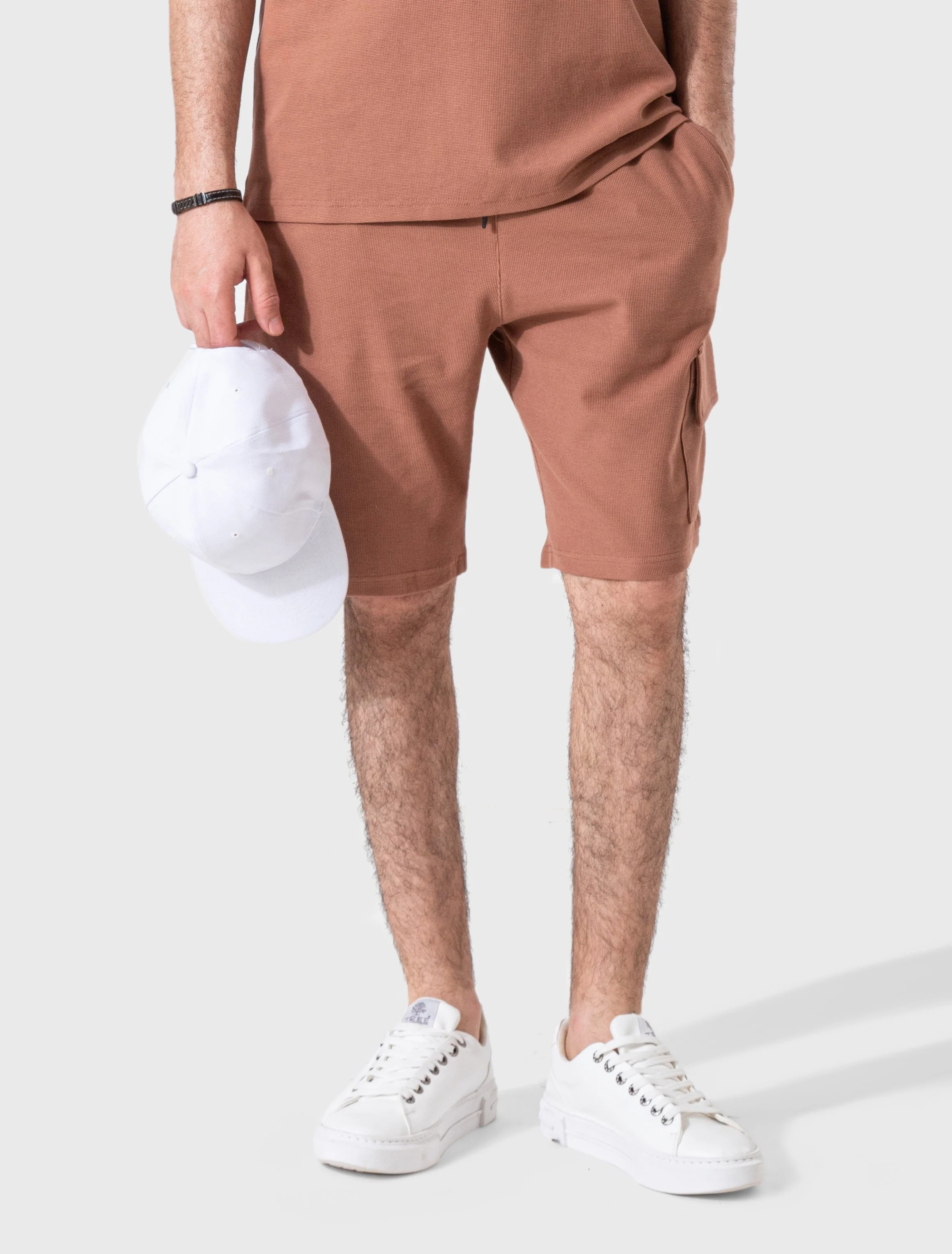 Men's Milton Fashion Shorts- Cafe - Image 2
