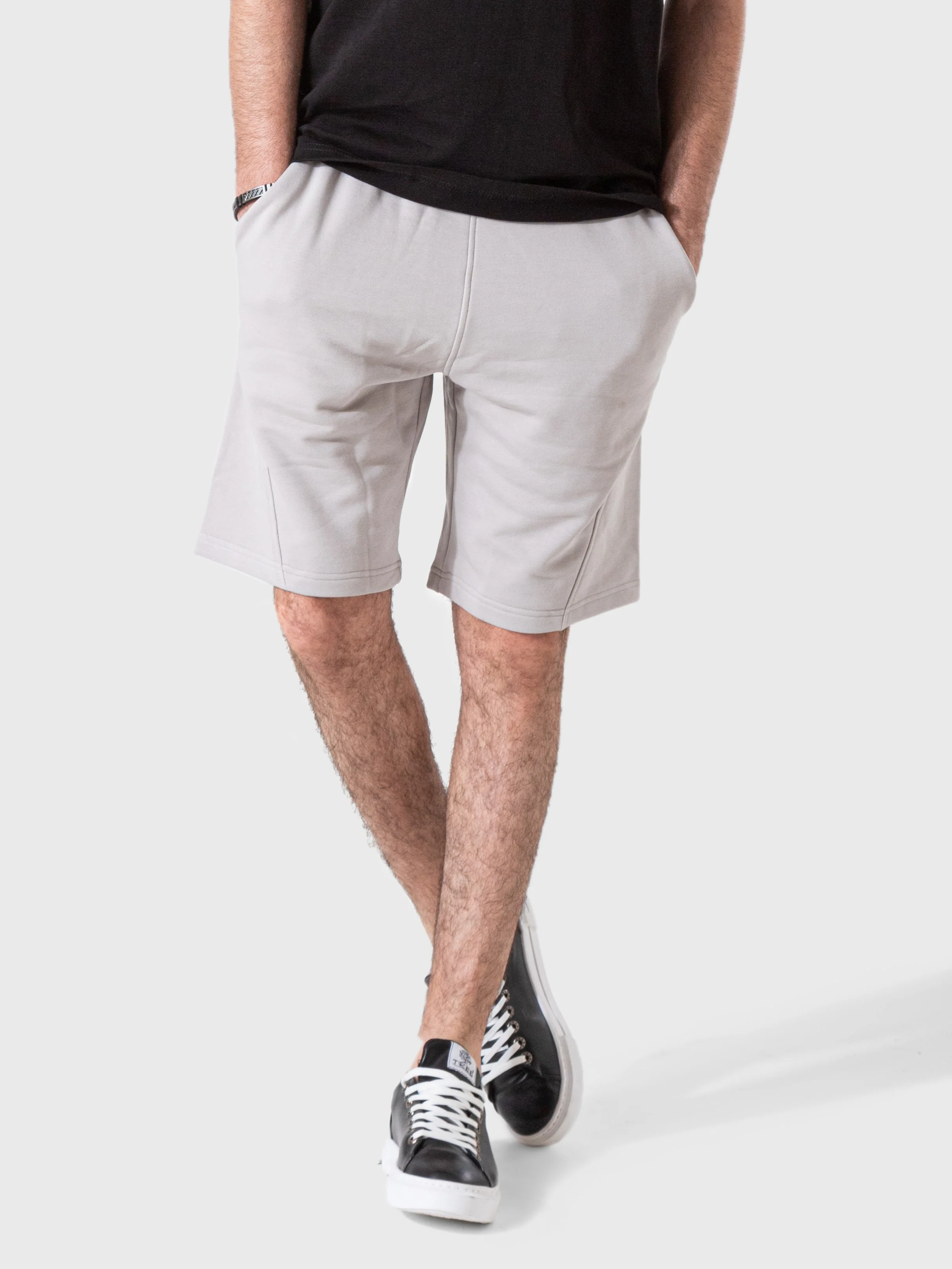 Men's Milton Fashion Shorts-Silver