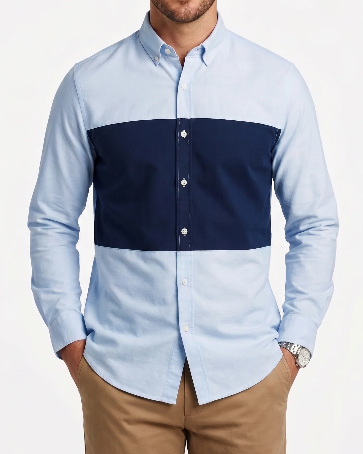 Men's Oxford Shirt With Sleeves