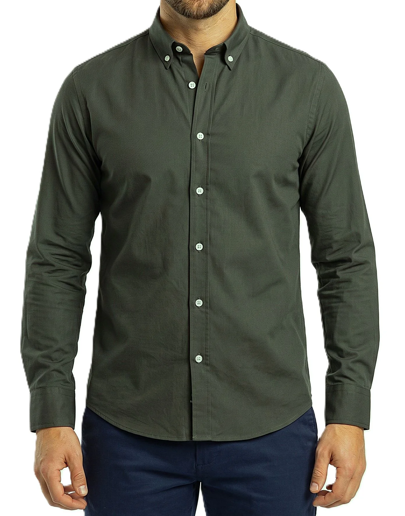 Men's Oxford Shirt With Sleeves - Image 11
