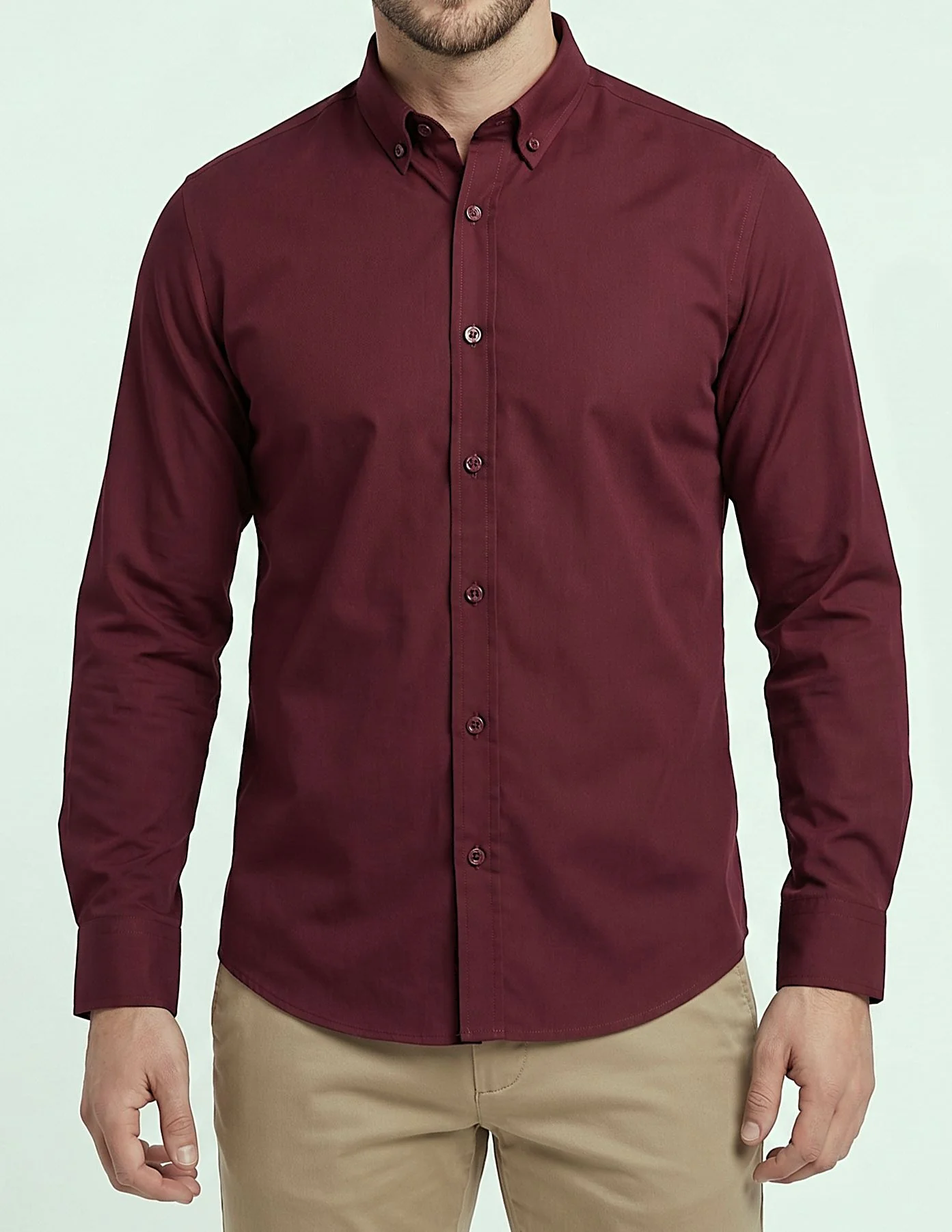 Men's Oxford Shirt With Sleeves - Image 14