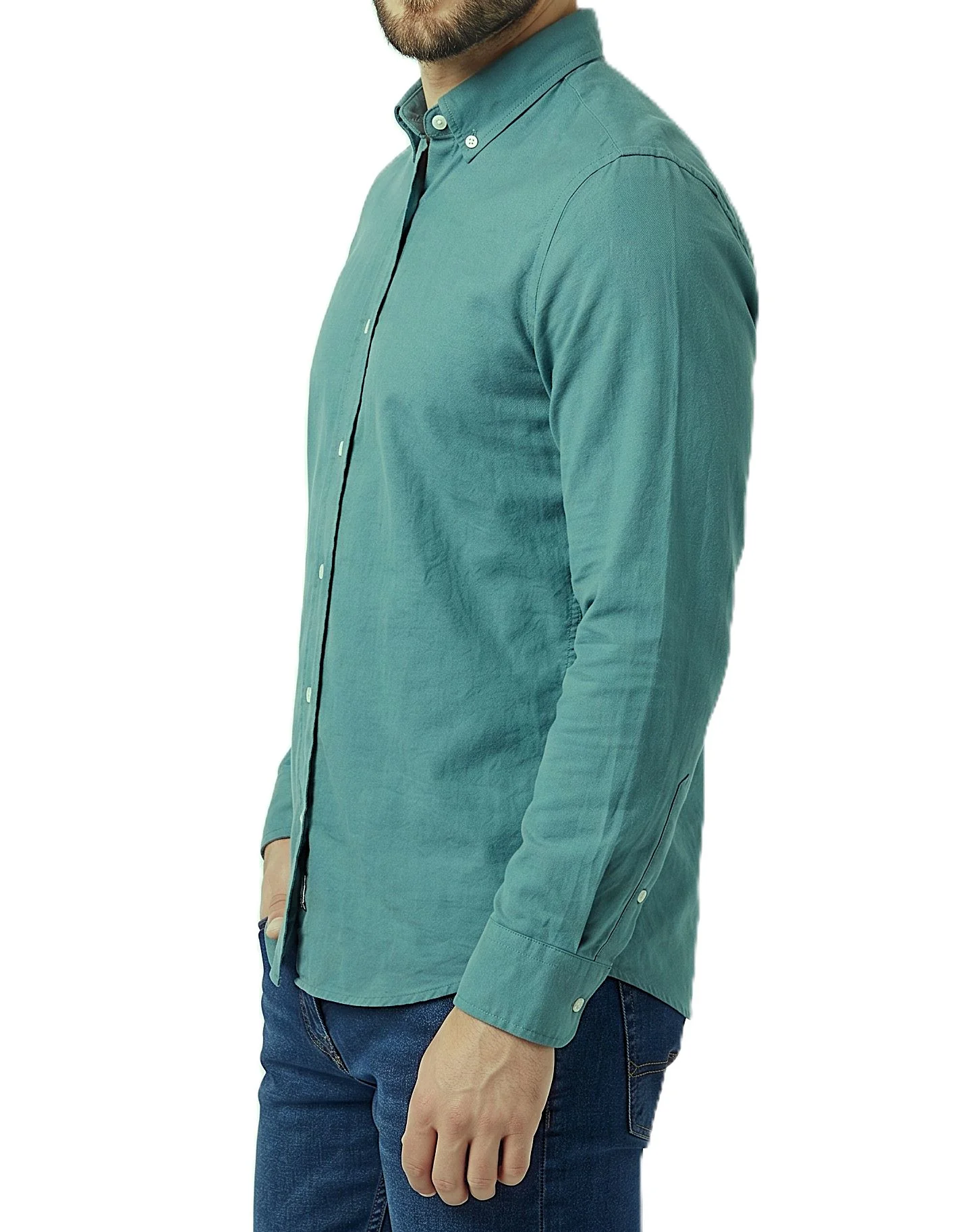 Men's Oxford Shirt With Sleeves - Image 6