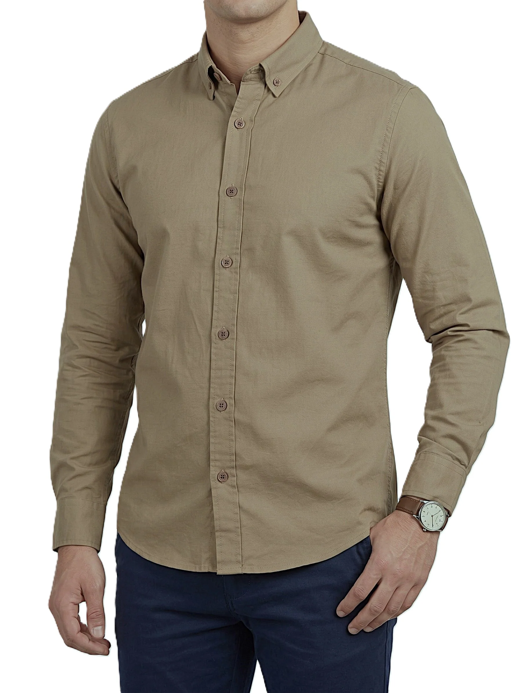 Men's Oxford Shirt With Sleeves - Image 8