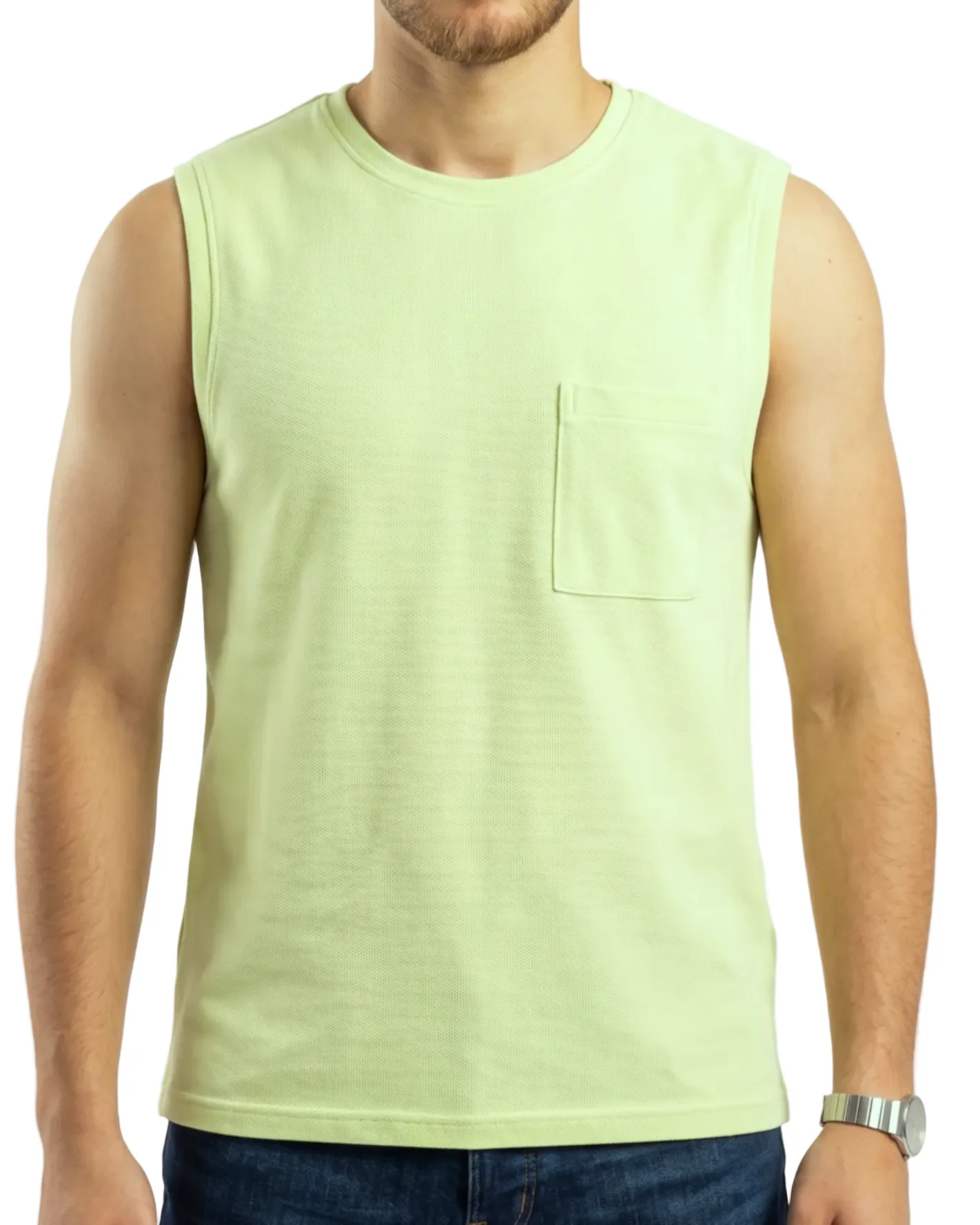 Men’s Cut T-Shirt-Lemon