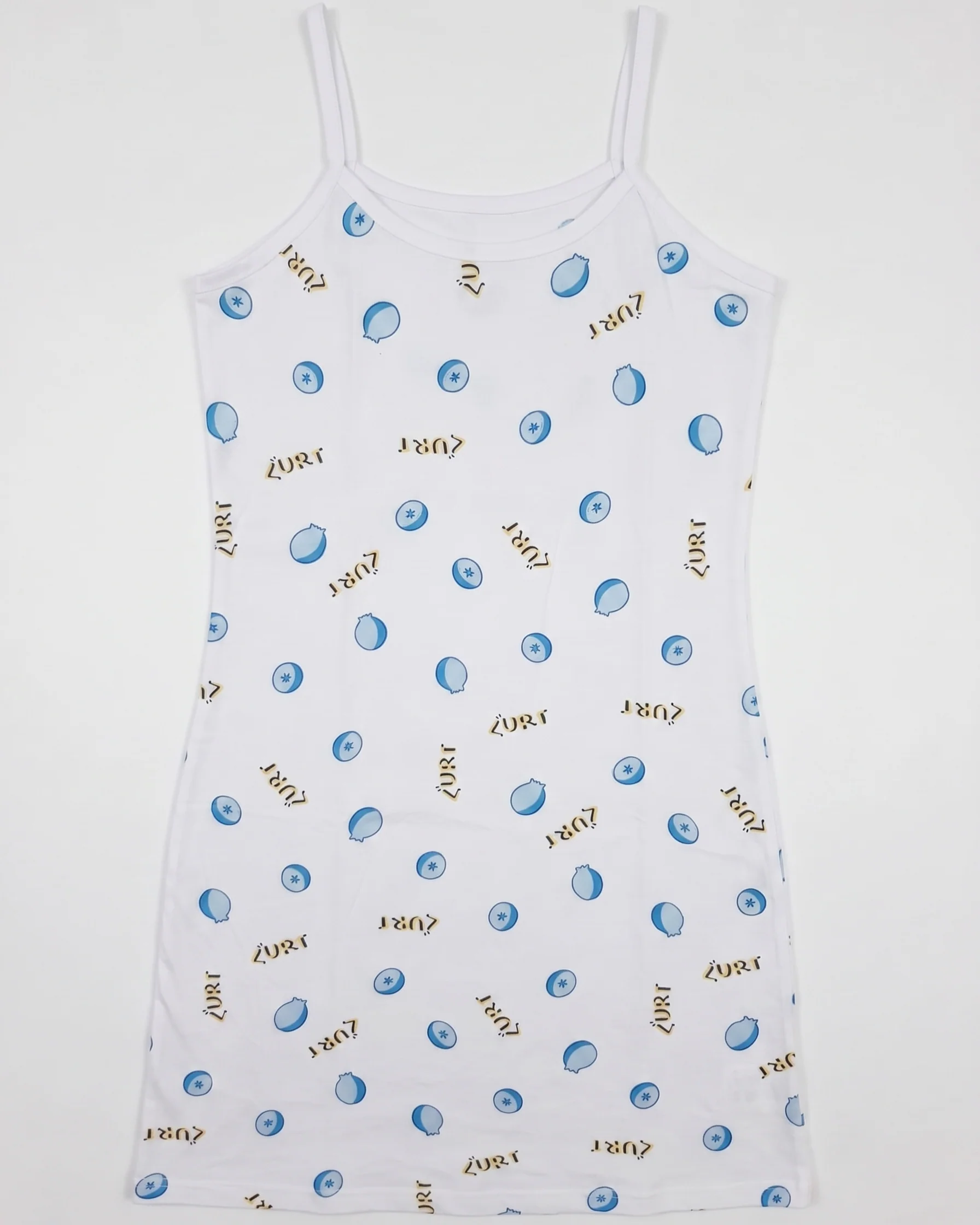Woman's printed nightshirt-White