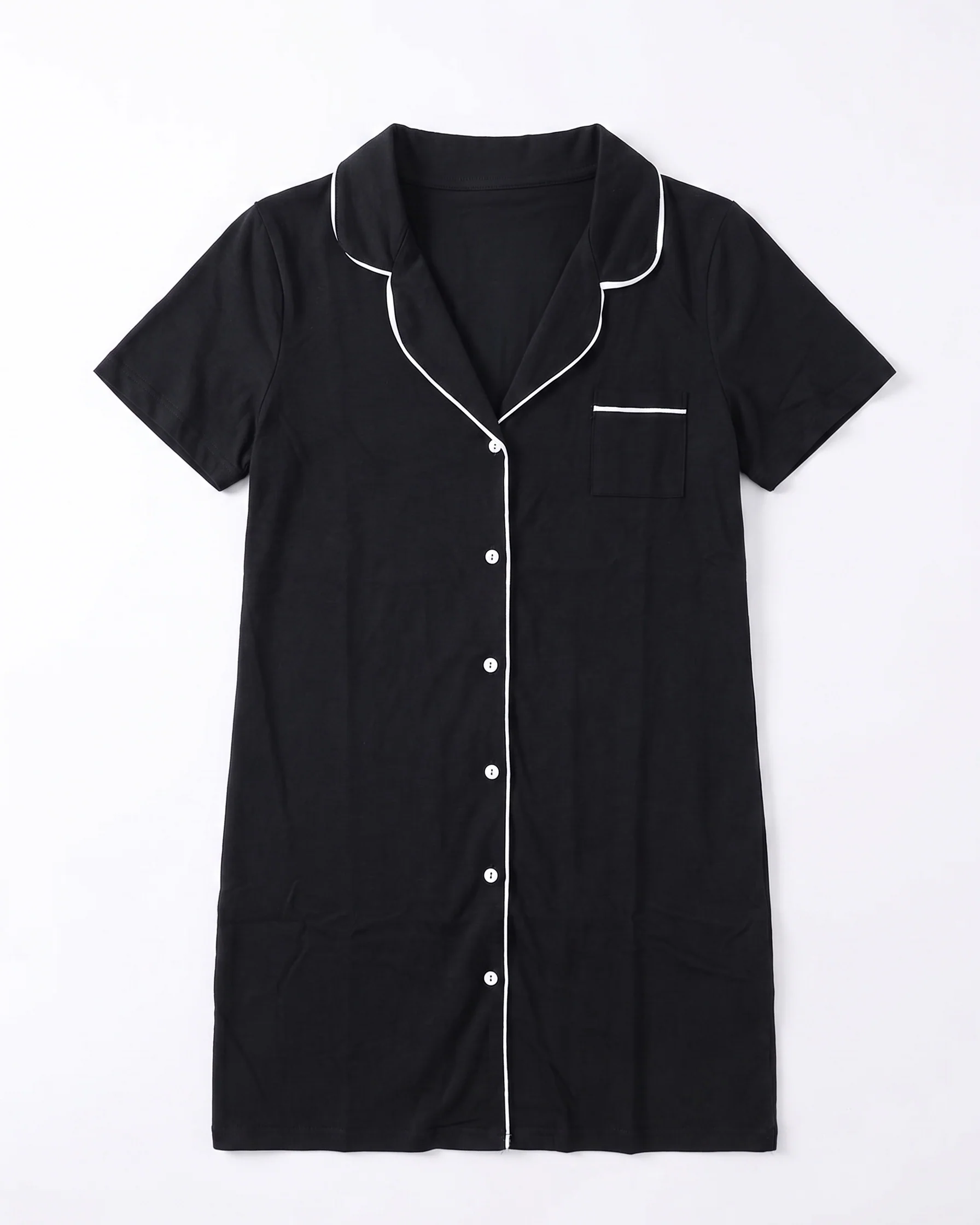 Woman's nightshirt classic -Black