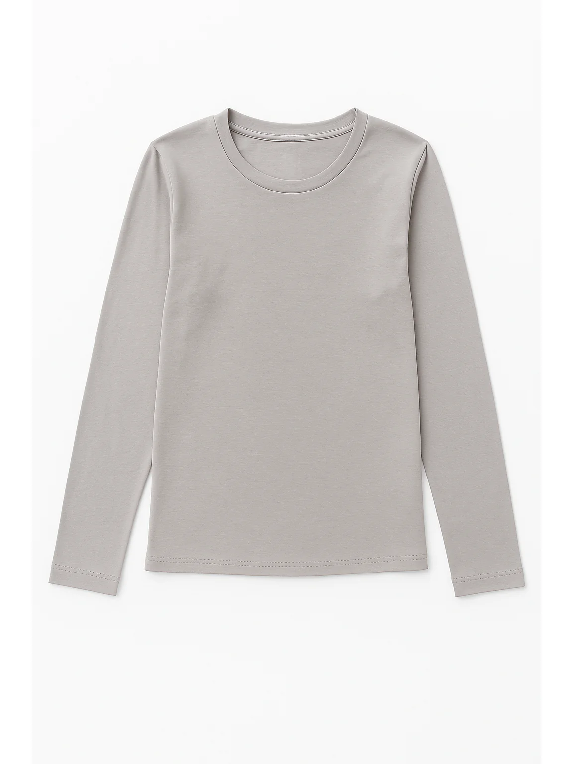 Women's basic sleeve T-shirt - Grey